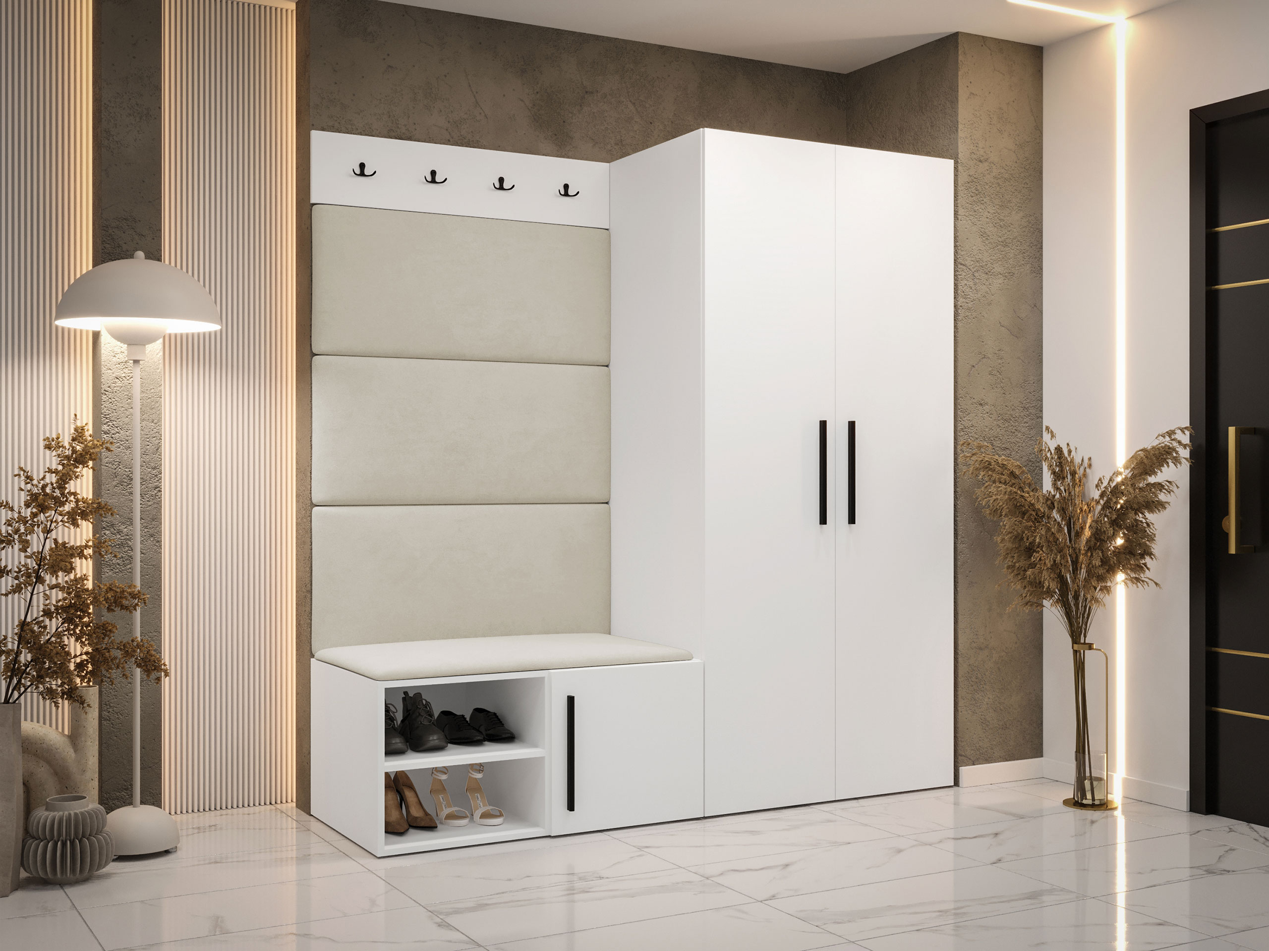 Esikukomplekt Hartford 526 (Valge)