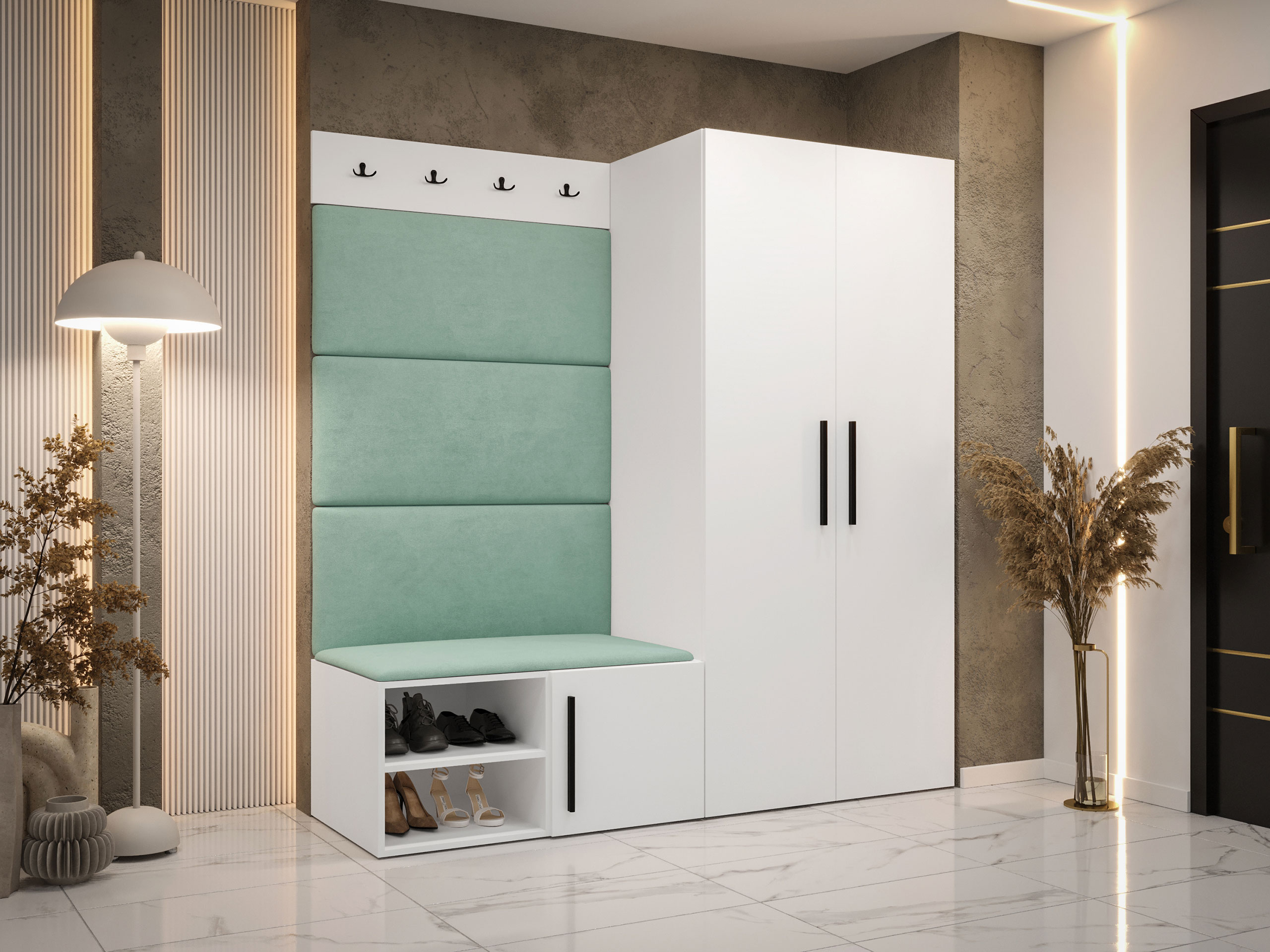 Esikukomplekt Hartford 526 (Valge)