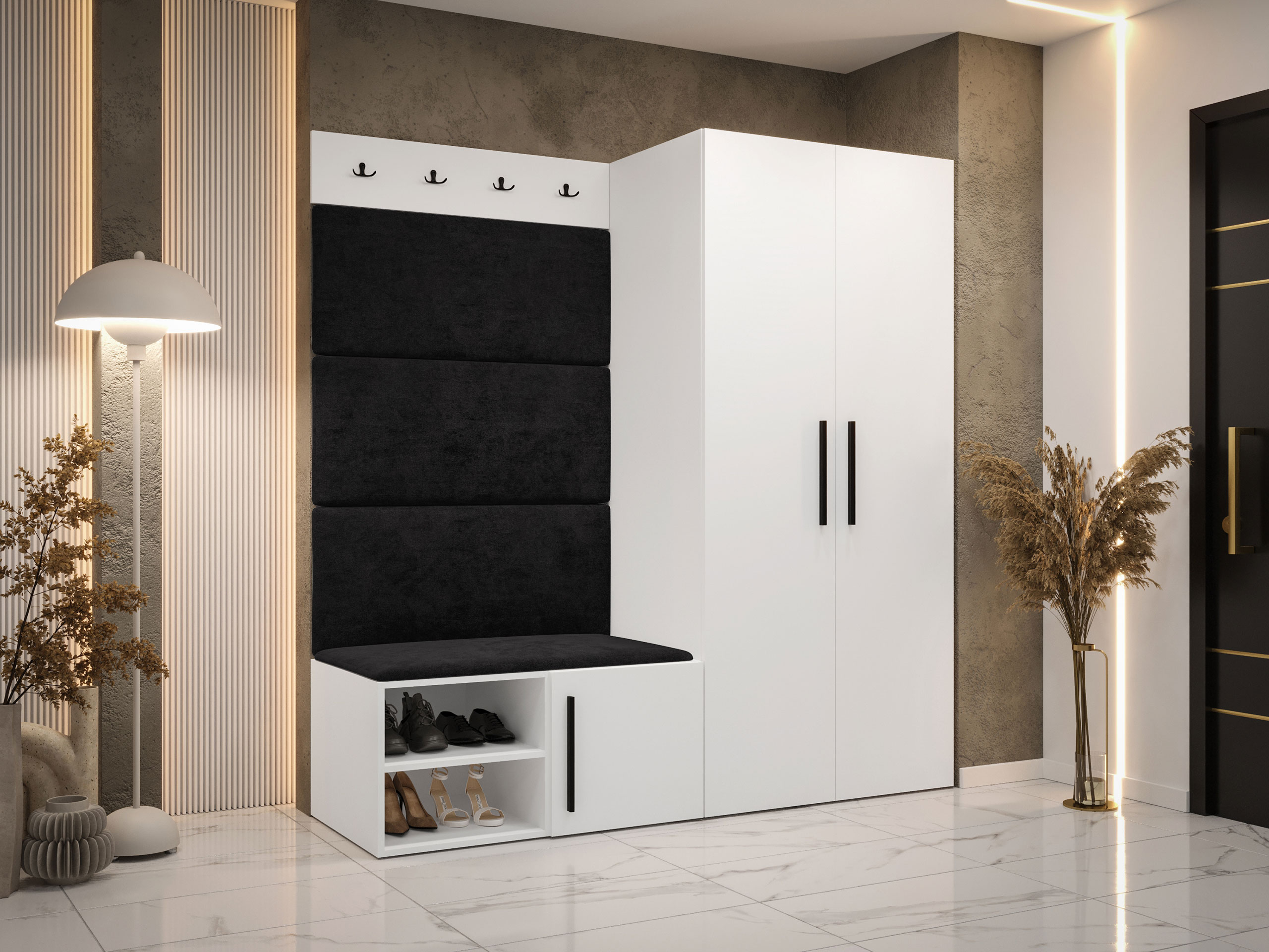 Esikukomplekt Hartford 526 (Valge)