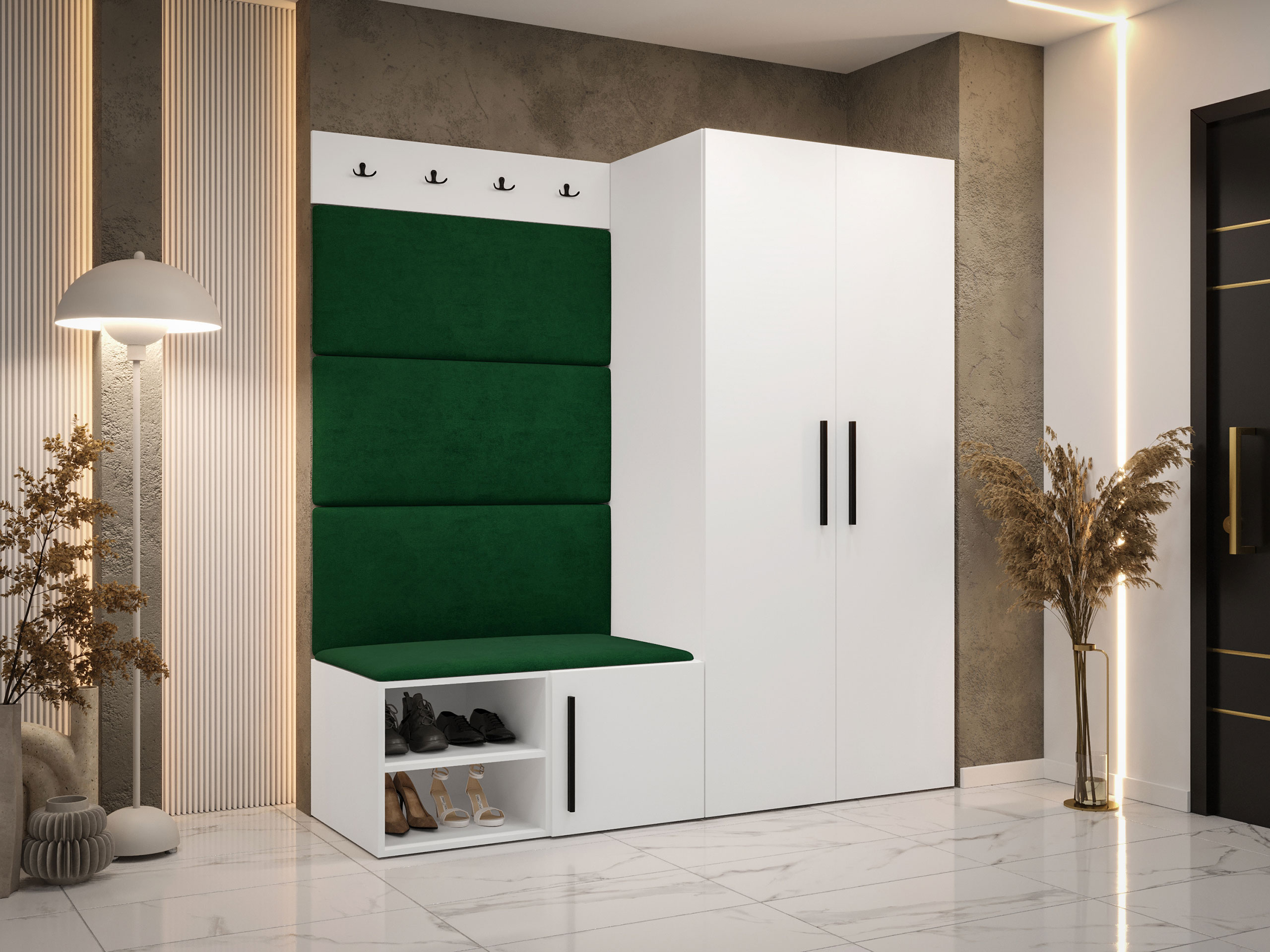 Esikukomplekt Hartford 526 (Valge)