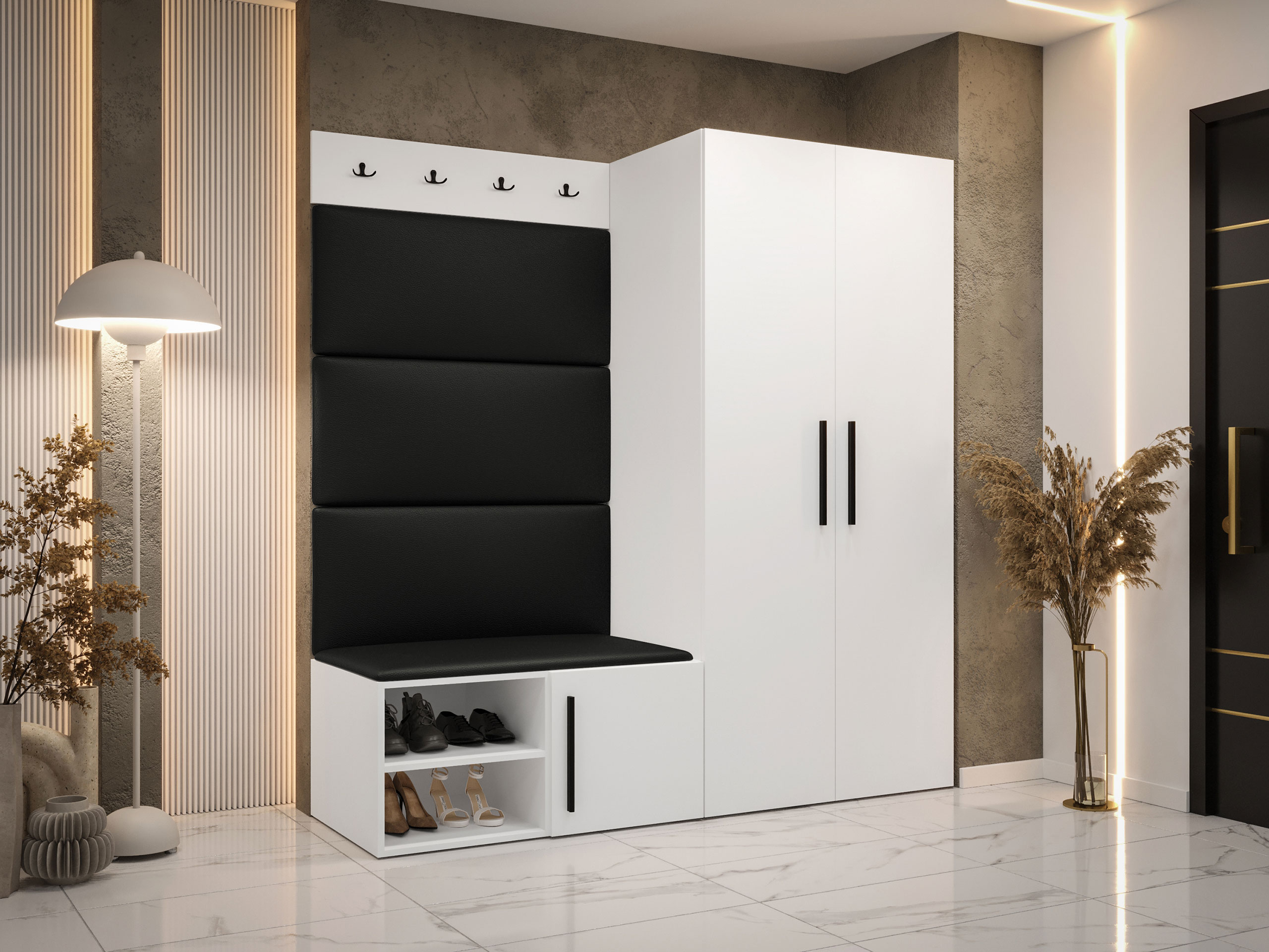 Esikukomplekt Hartford 526 (Valge)