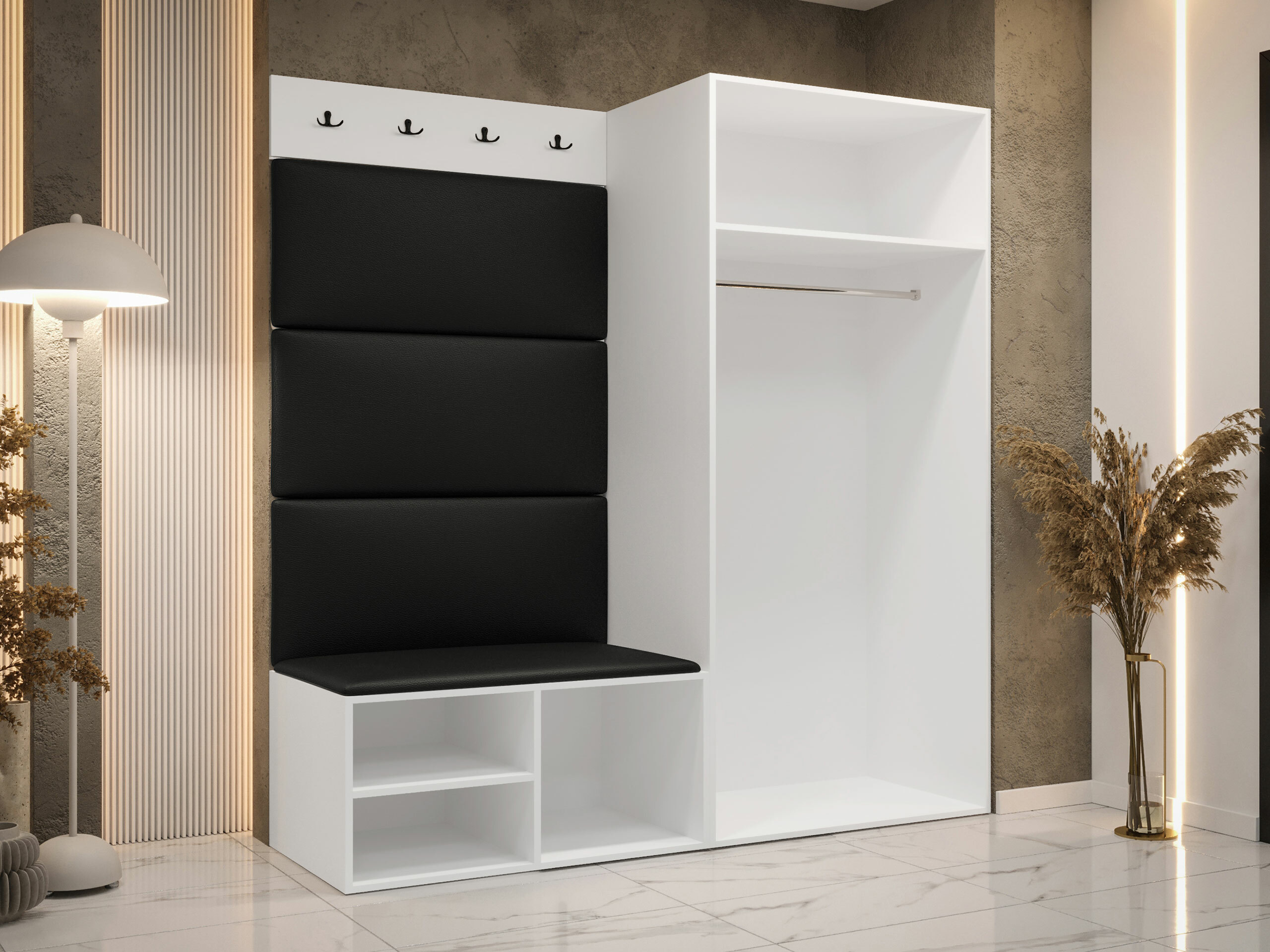 Esikukomplekt Hartford 526 (Valge)