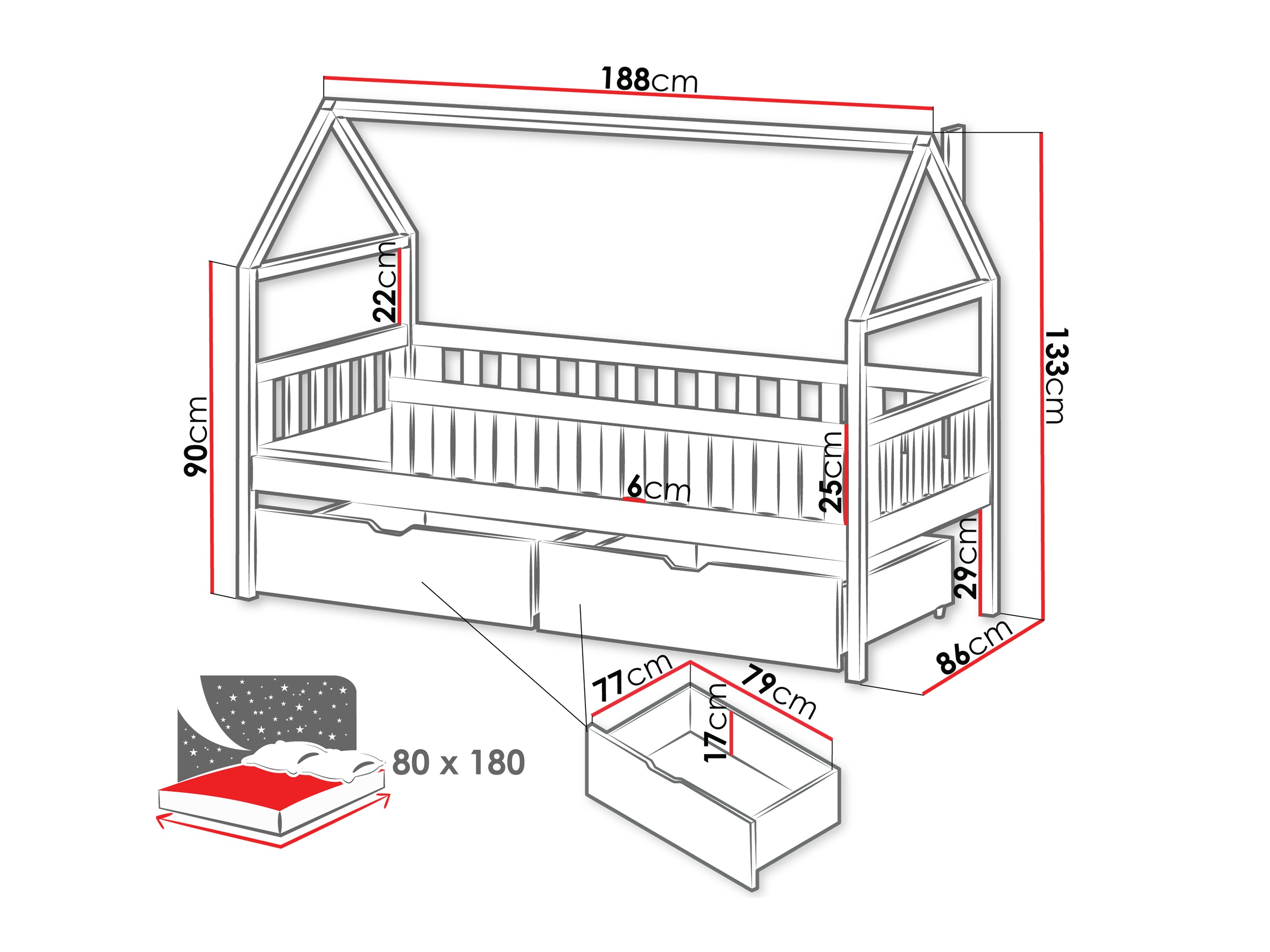 Voodi Vista 116 (Kašmiir)