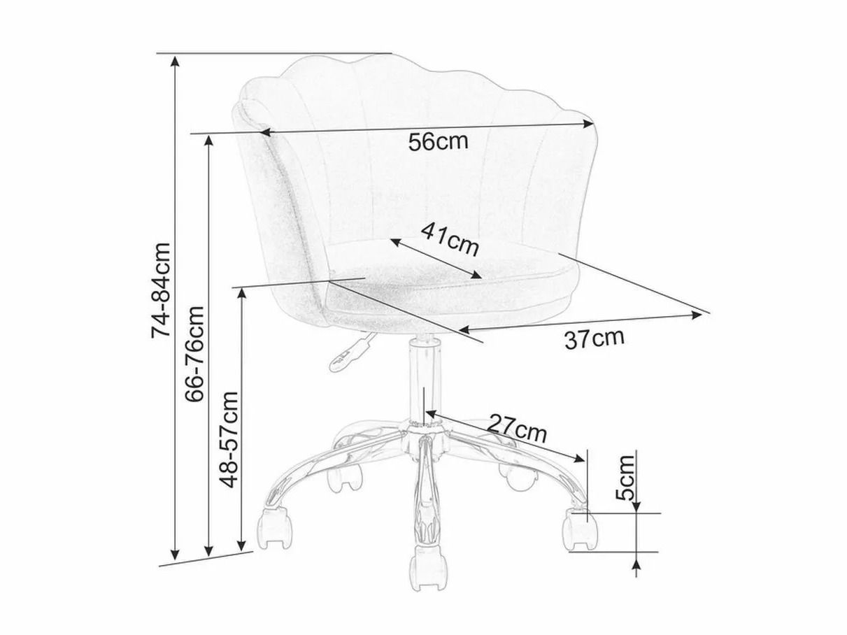 Kontoritool Detroit 819 (Hall)