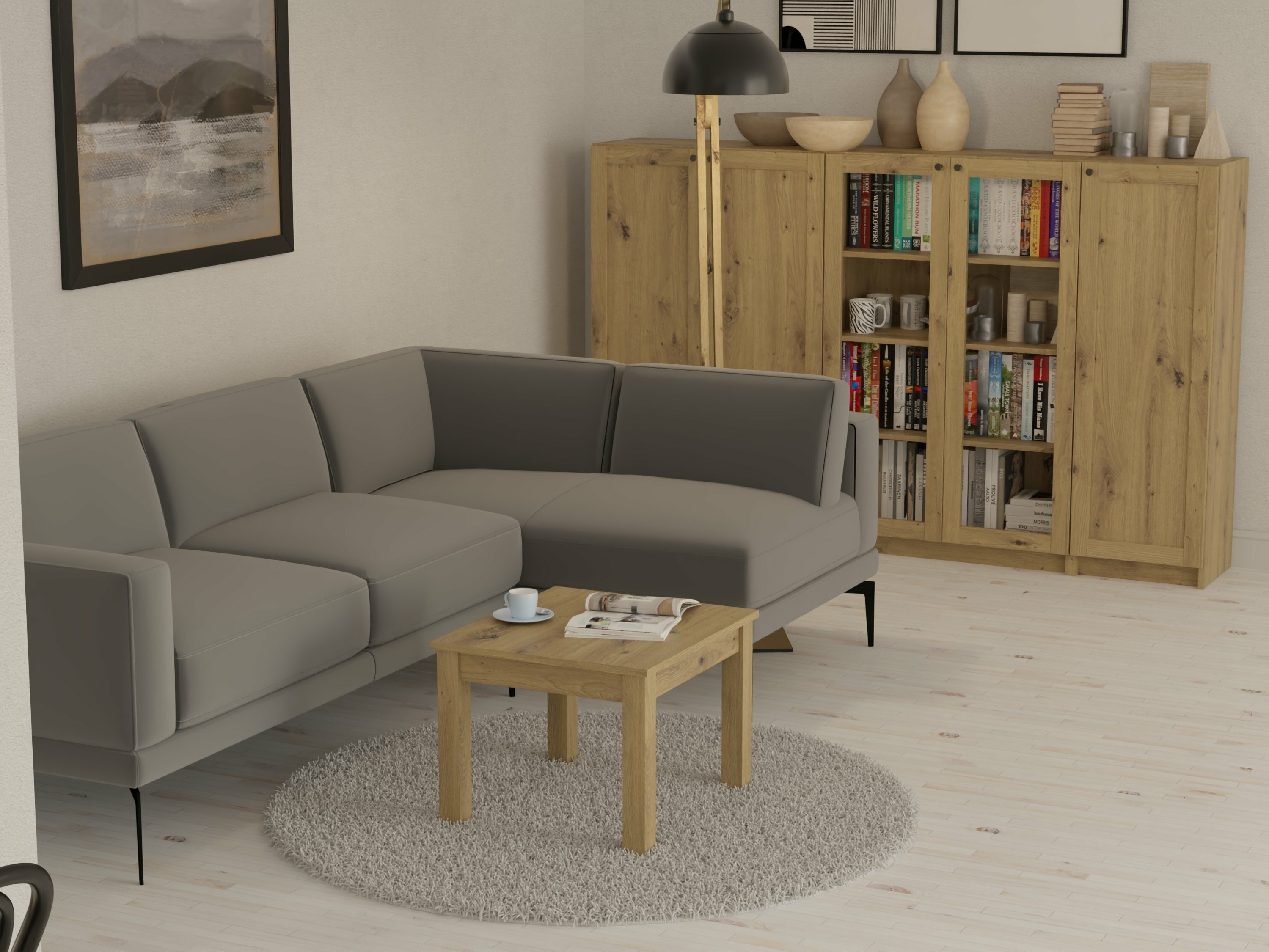 Diivanilaud Bristol 225 (Artisan tamm)