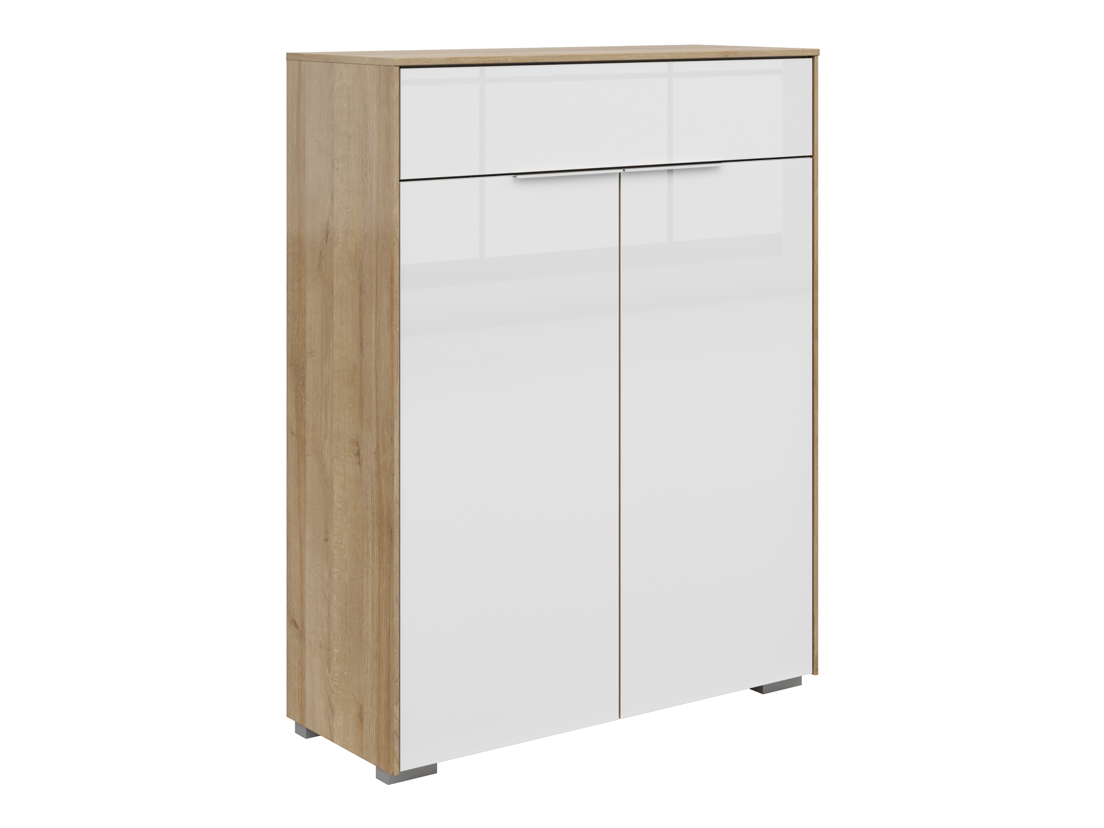 Kummut Tentoru 104 (Riviera tamm + Läikiv valge)