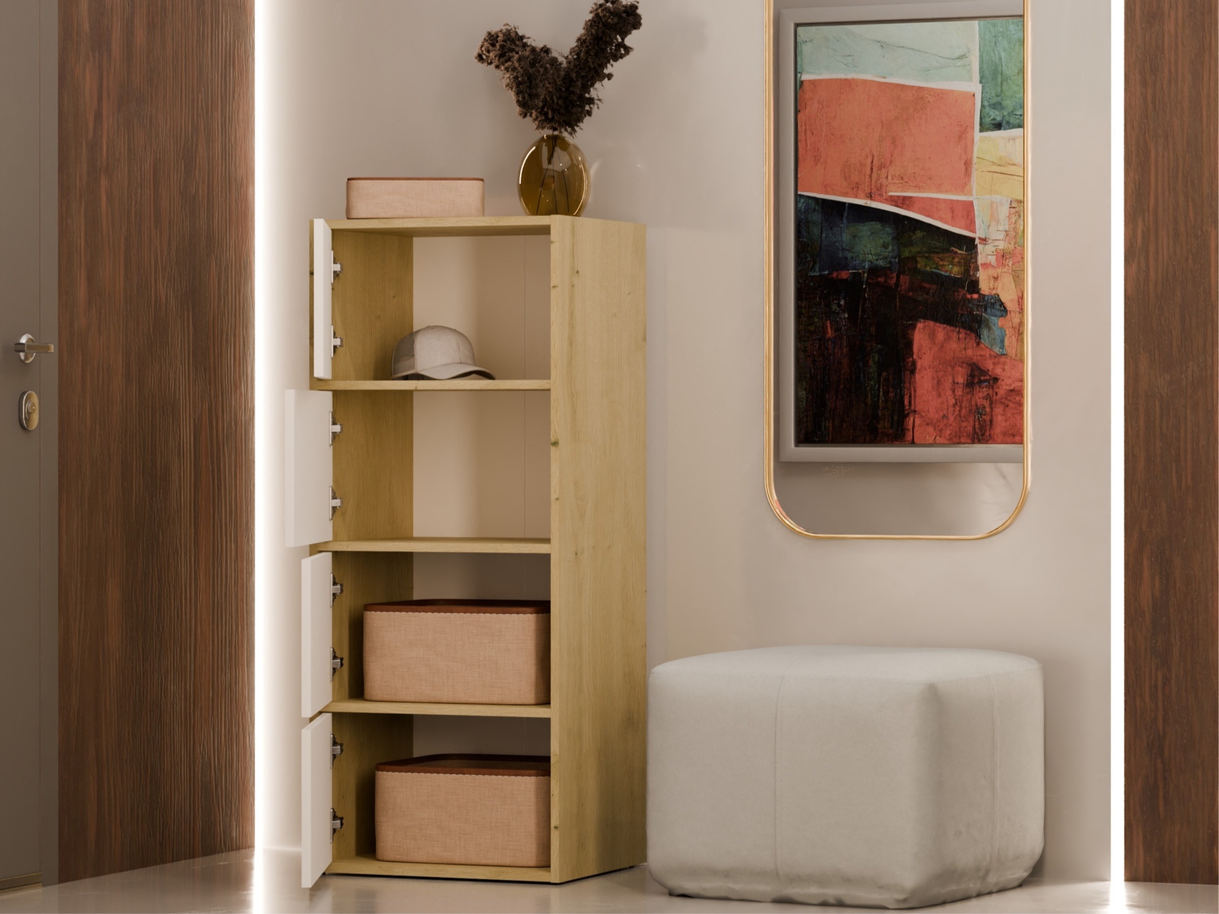 Kapp Mandeville 298 (Valge + Artisan tamm)