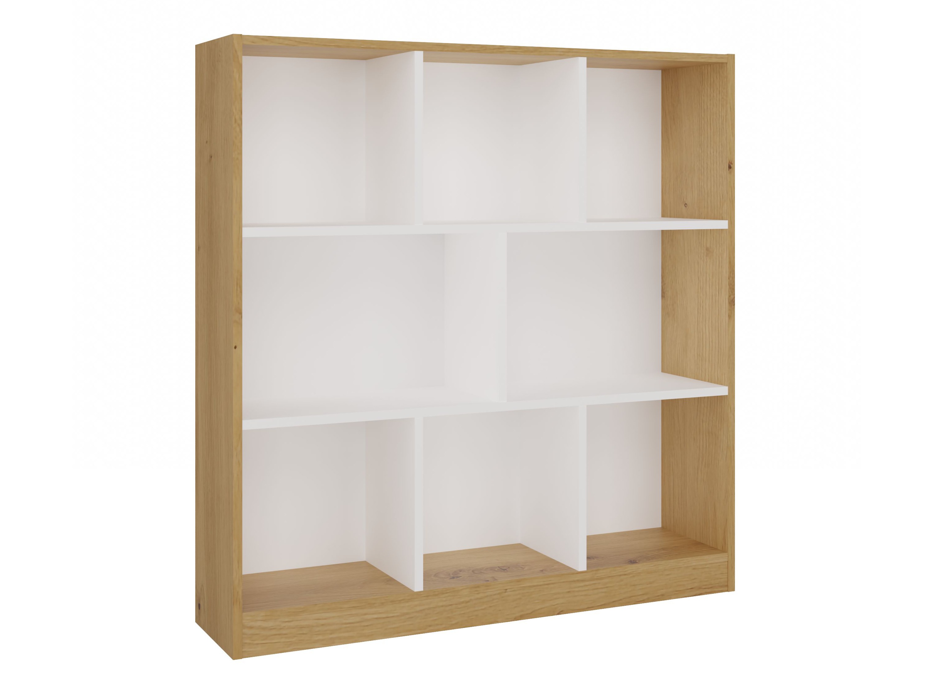 Riiul Mandeville 307 (Valge + Artisan tamm)