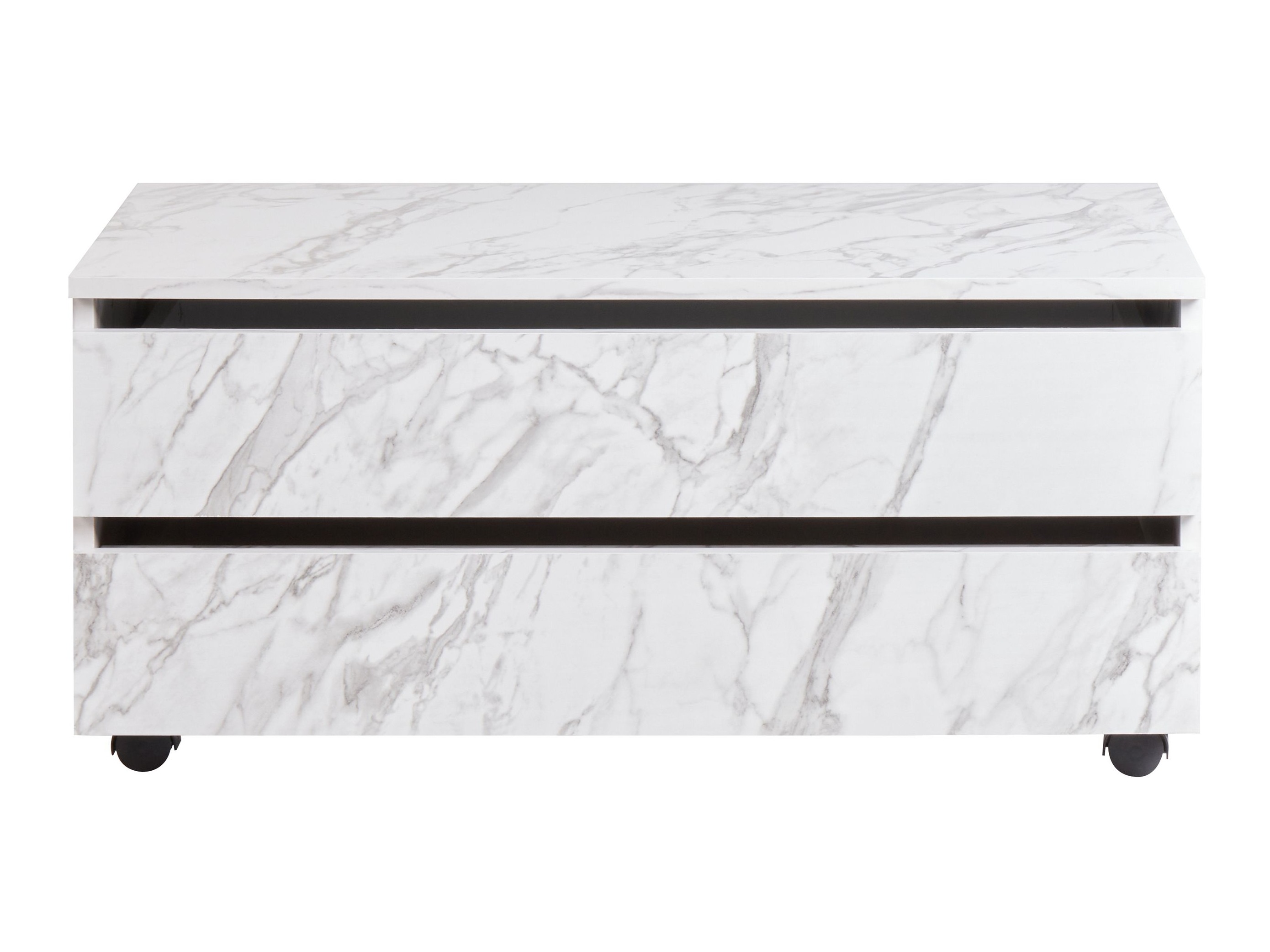 Vannitoa põrandakapp Berwyn 2755 (Valge marmor)