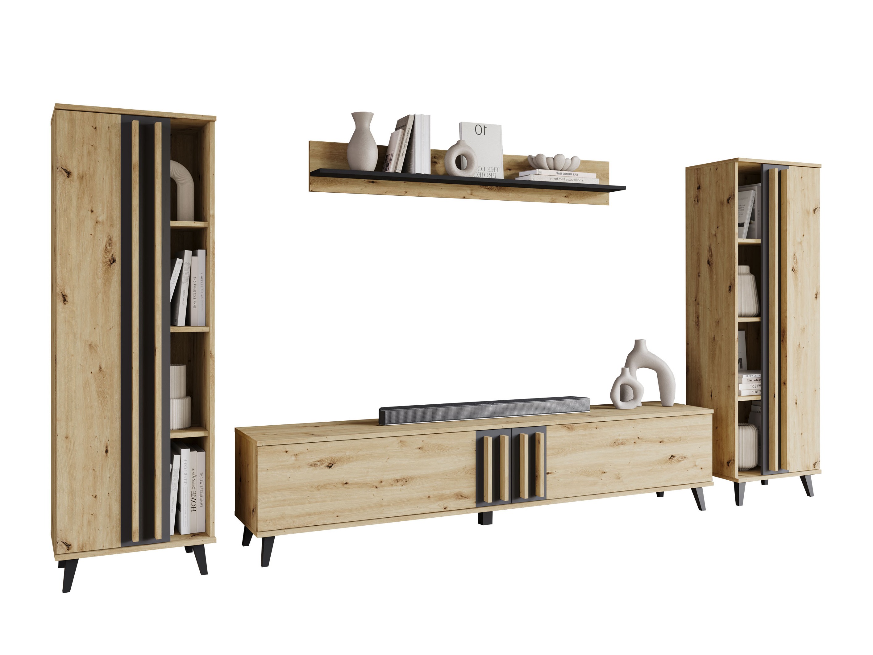 Elutoa komplekt Temora 102 (Artisan tamm + Grafiit)