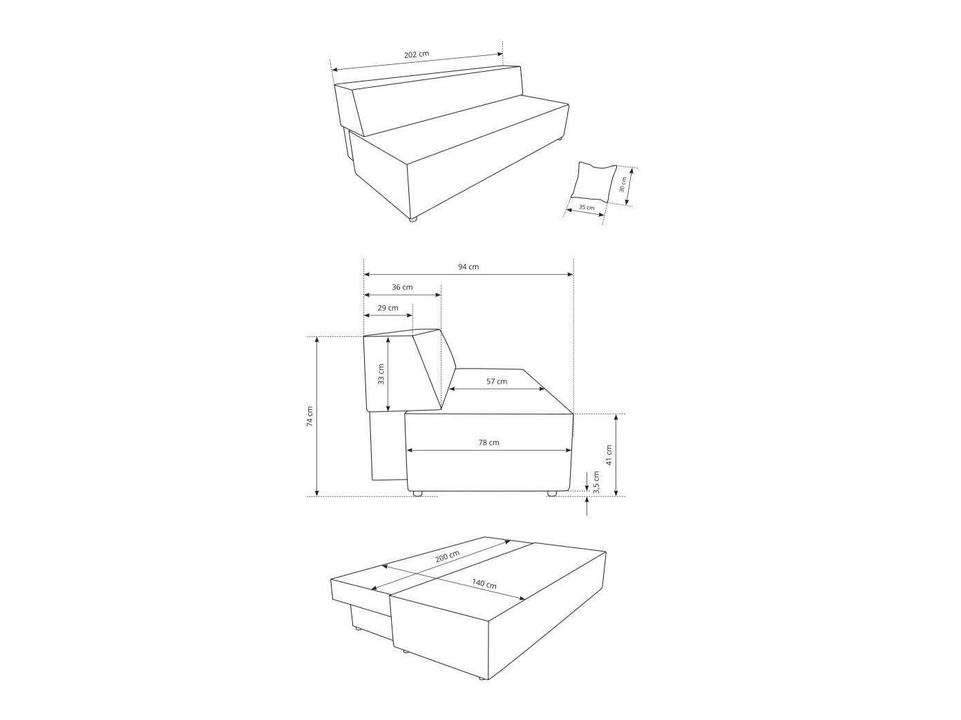 Diivanvoodi Kingston 185 (Tilia 01)