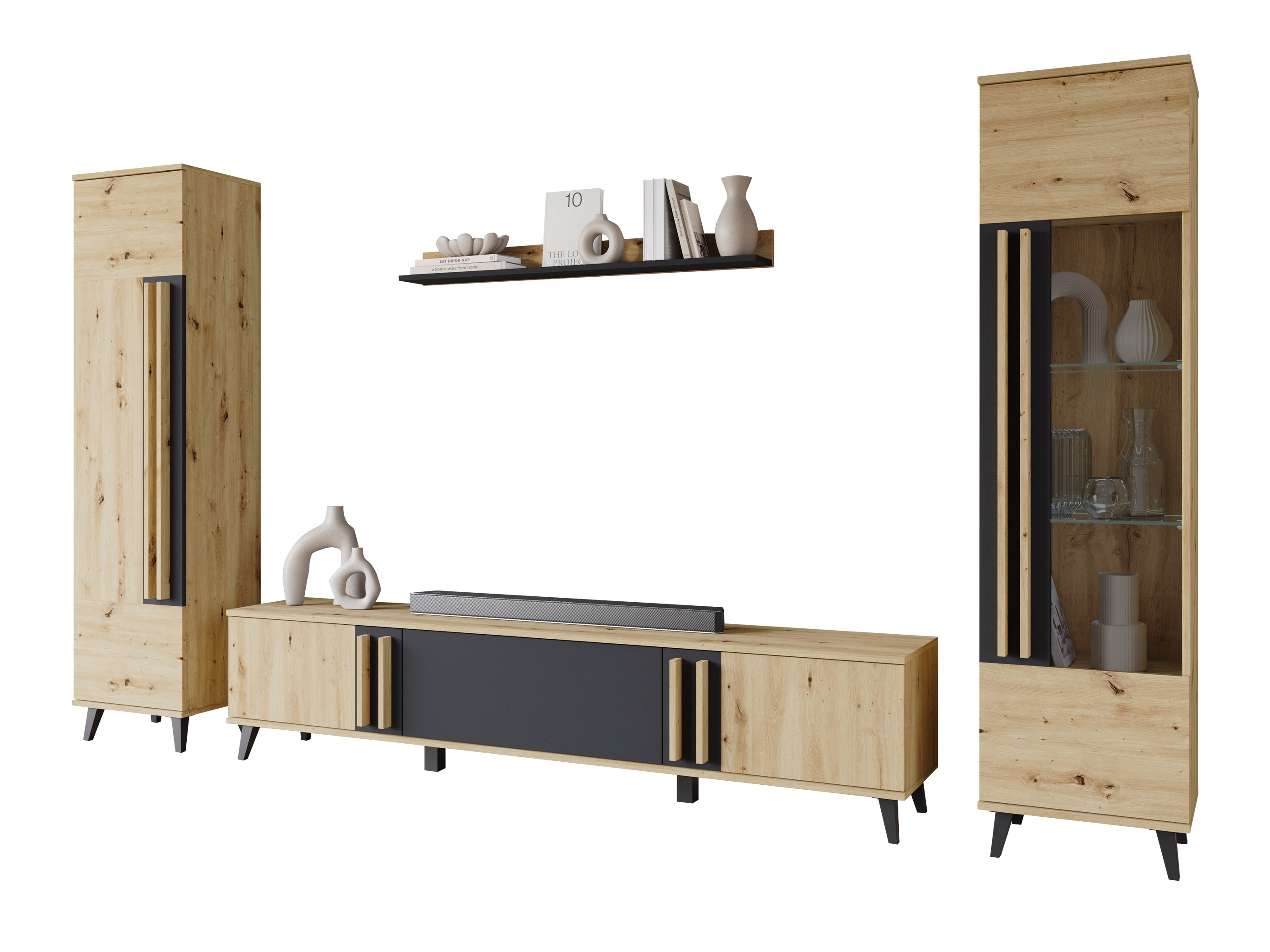 Elutoa komplekt Facetor II (Artisan tamm + Grafiit)