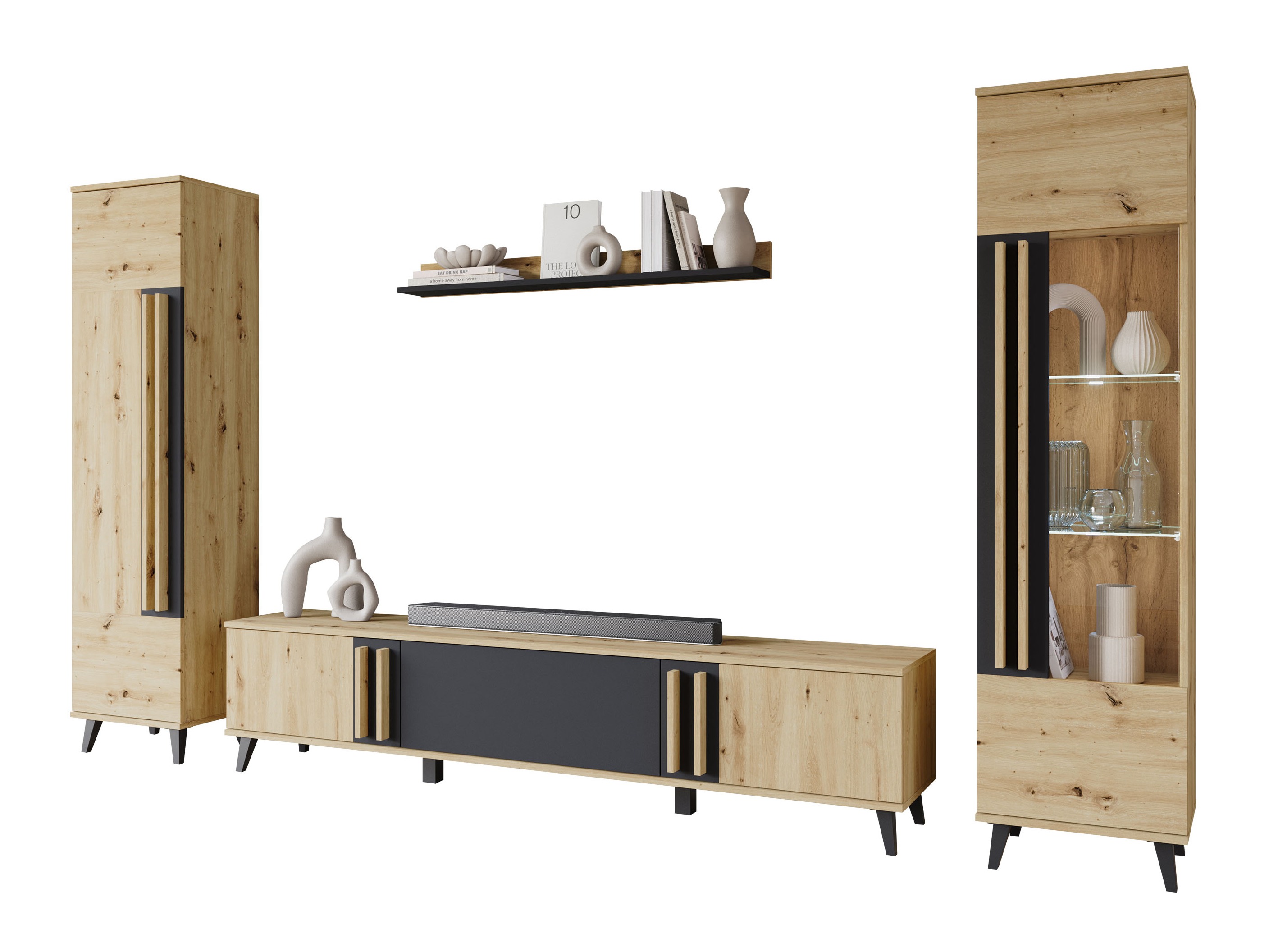 Elutoa komplekt Facetor II (Artisan tamm + Grafiit)