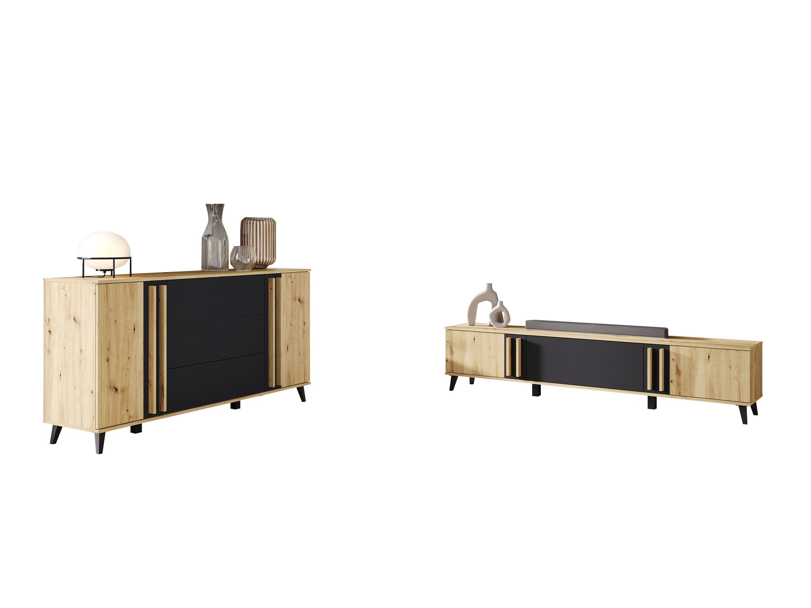 Elutoa komplekt Facetor III (Artisan tamm + Grafiit)