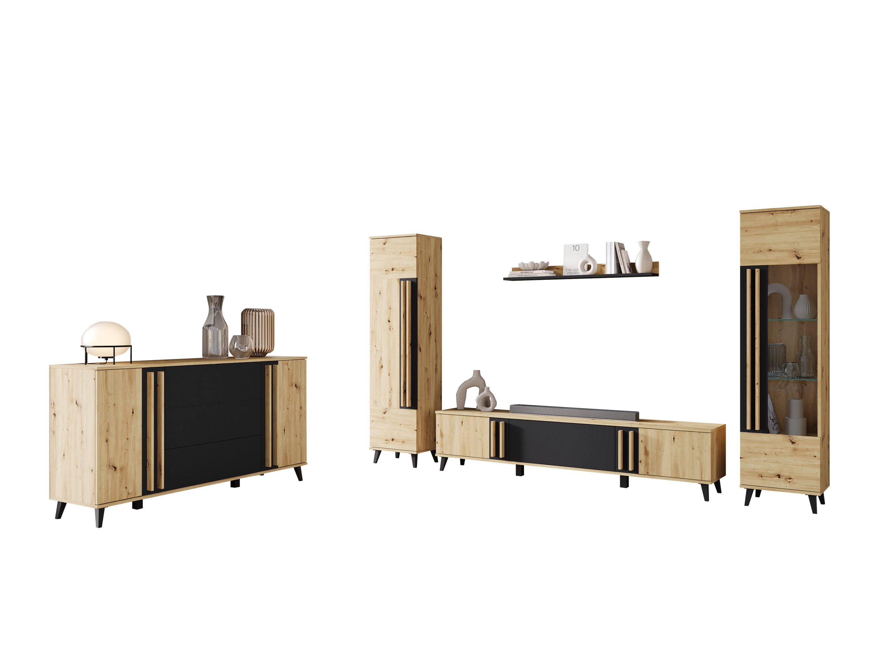 Elutoa komplekt Facetor IV (Artisan tamm + Grafiit)