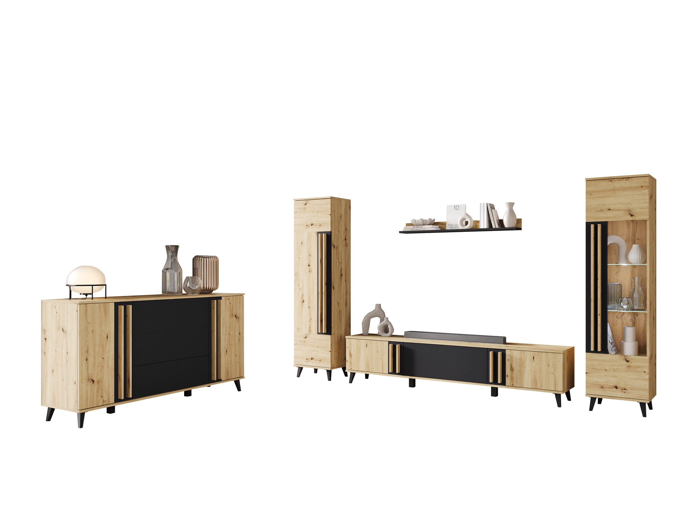 Elutoa komplekt Temora 105 (Artisan tamm + Grafiit)