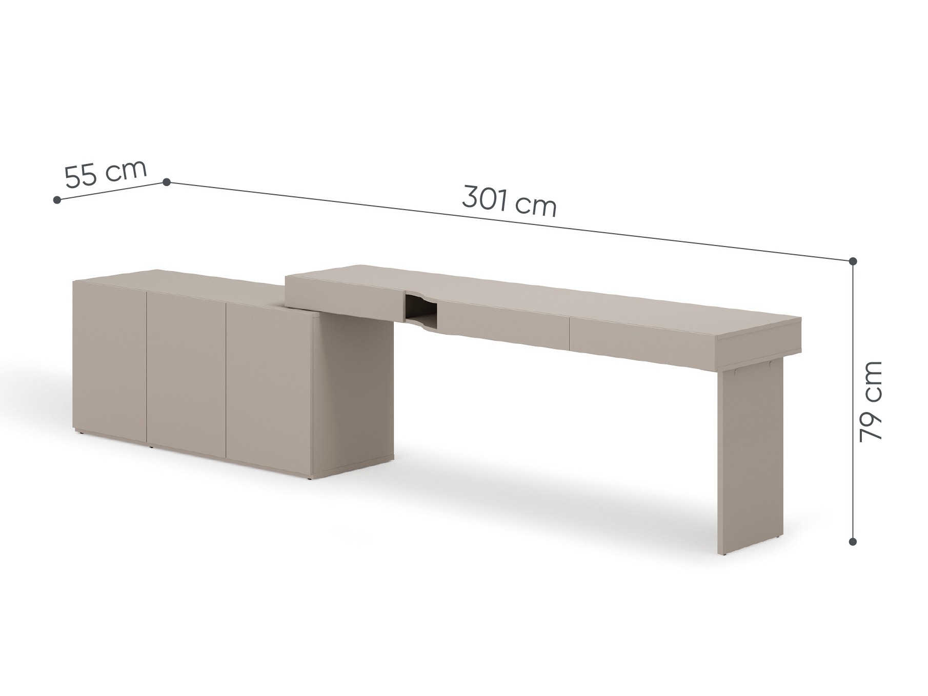 Kirjutuslaud Evareve 111 (Parem)