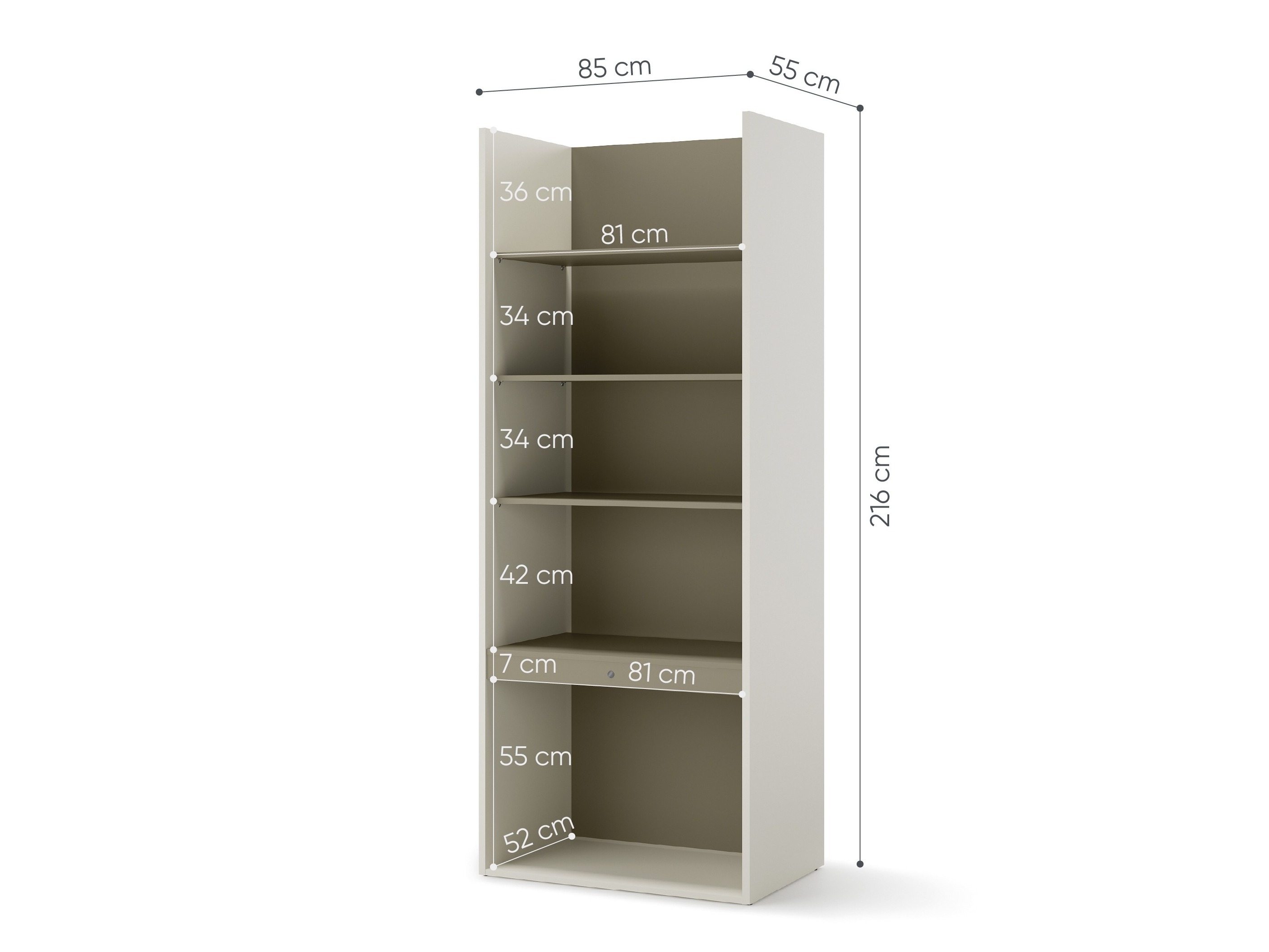 Riiul Evareve 103 (Roheline + Helepruun)