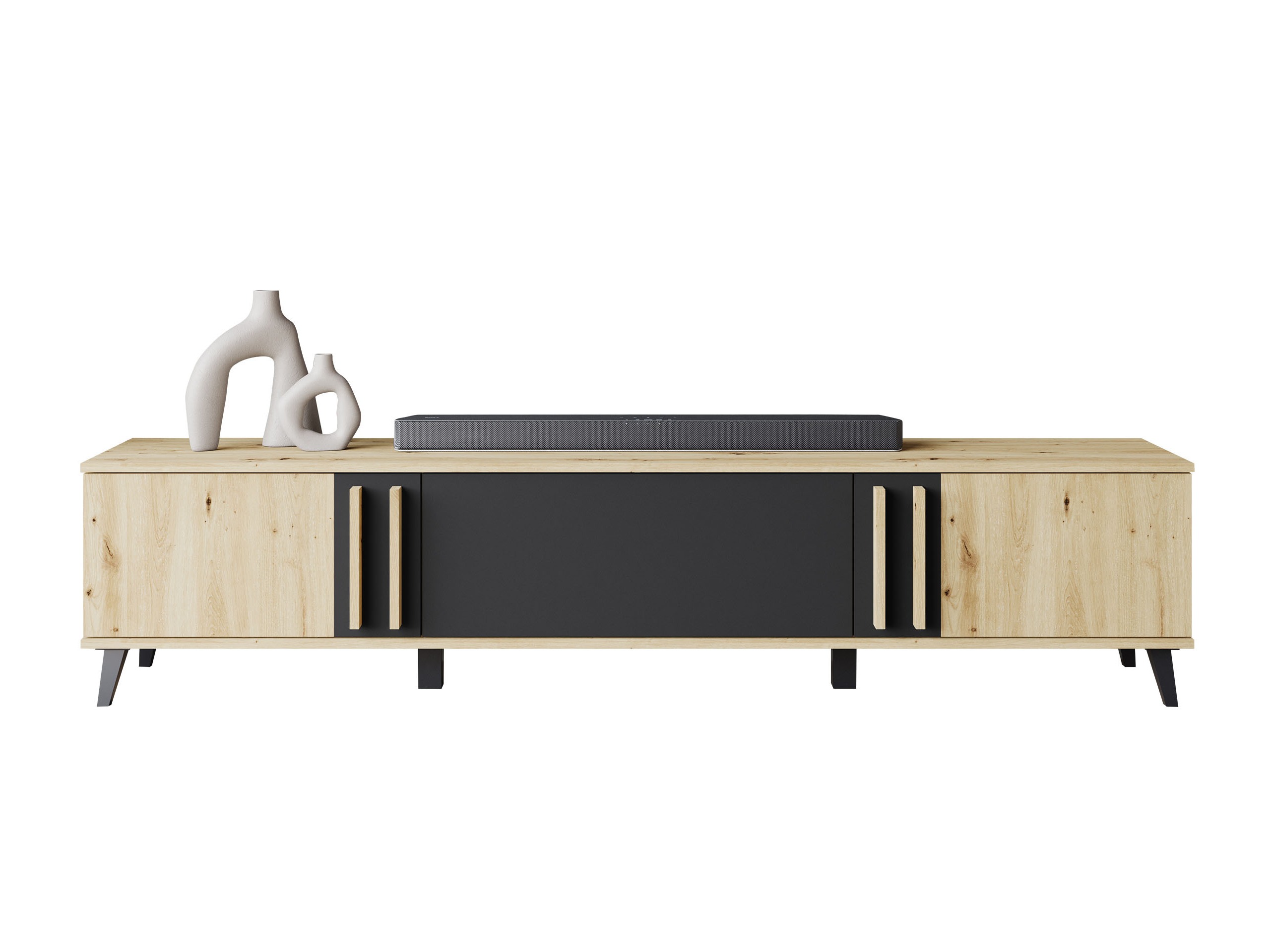 TV-alus Facetor (Artisan tamm + Grafiit)