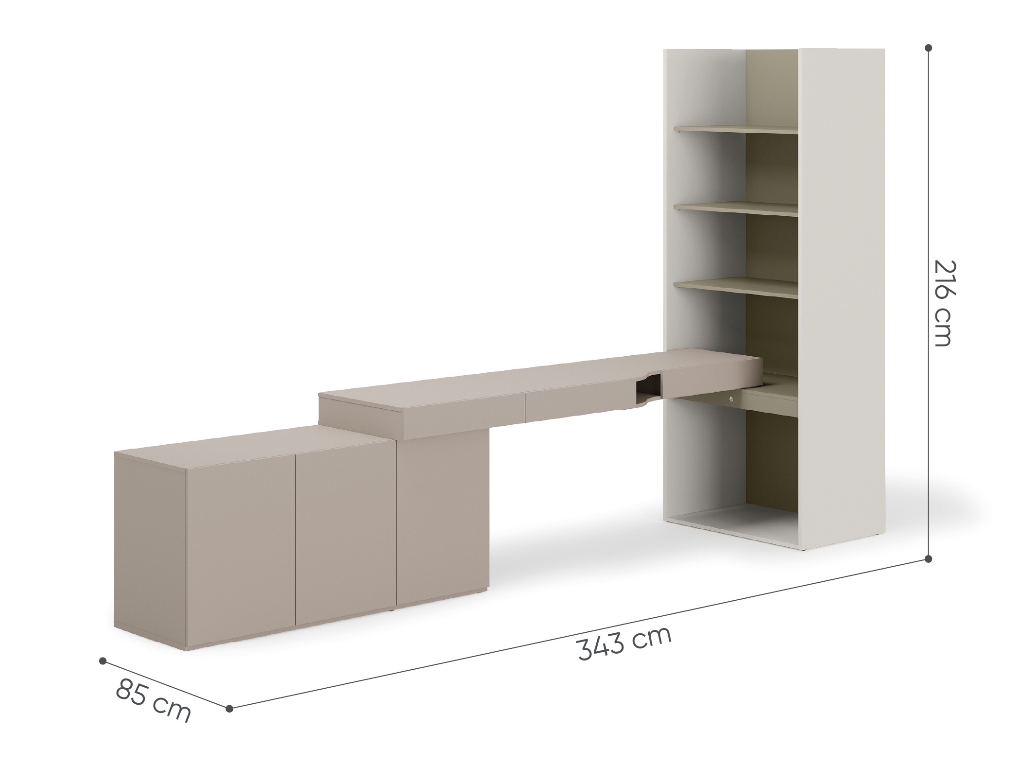 Kodukontori komplekt Evareve 118 (Hall + Roheline)