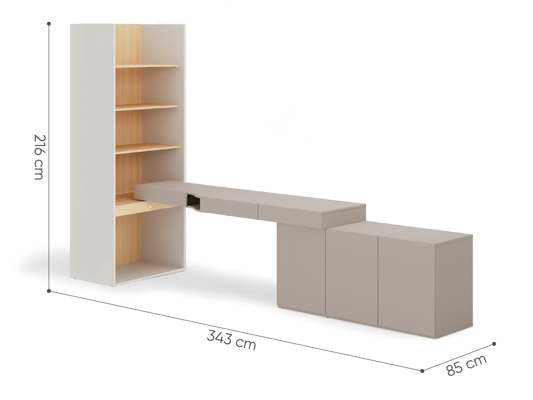 Kodukontori komplekt Evareve 118 (Hall + Tamm)