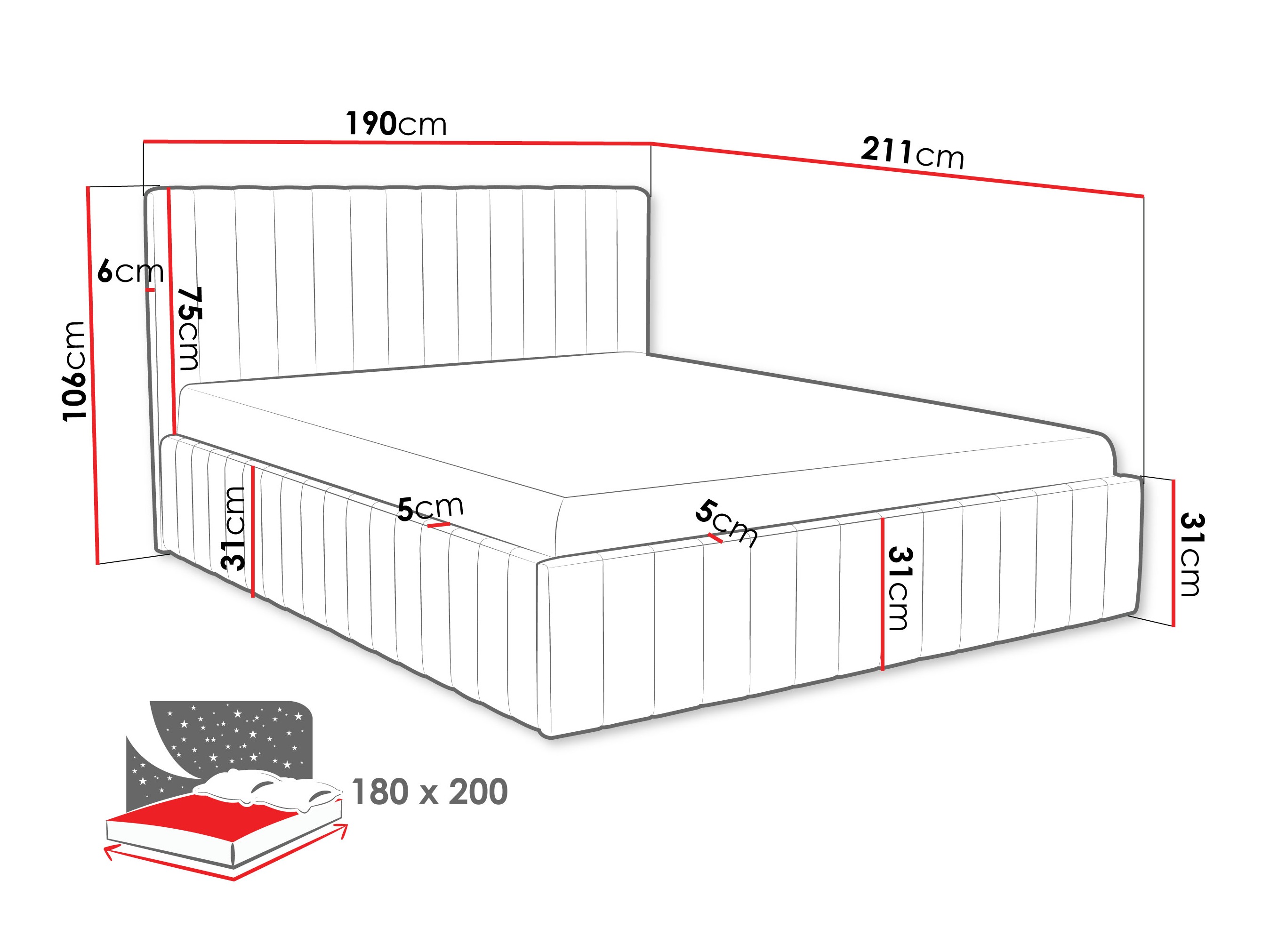 Voodi Baltimore 202 (Fresh 9)