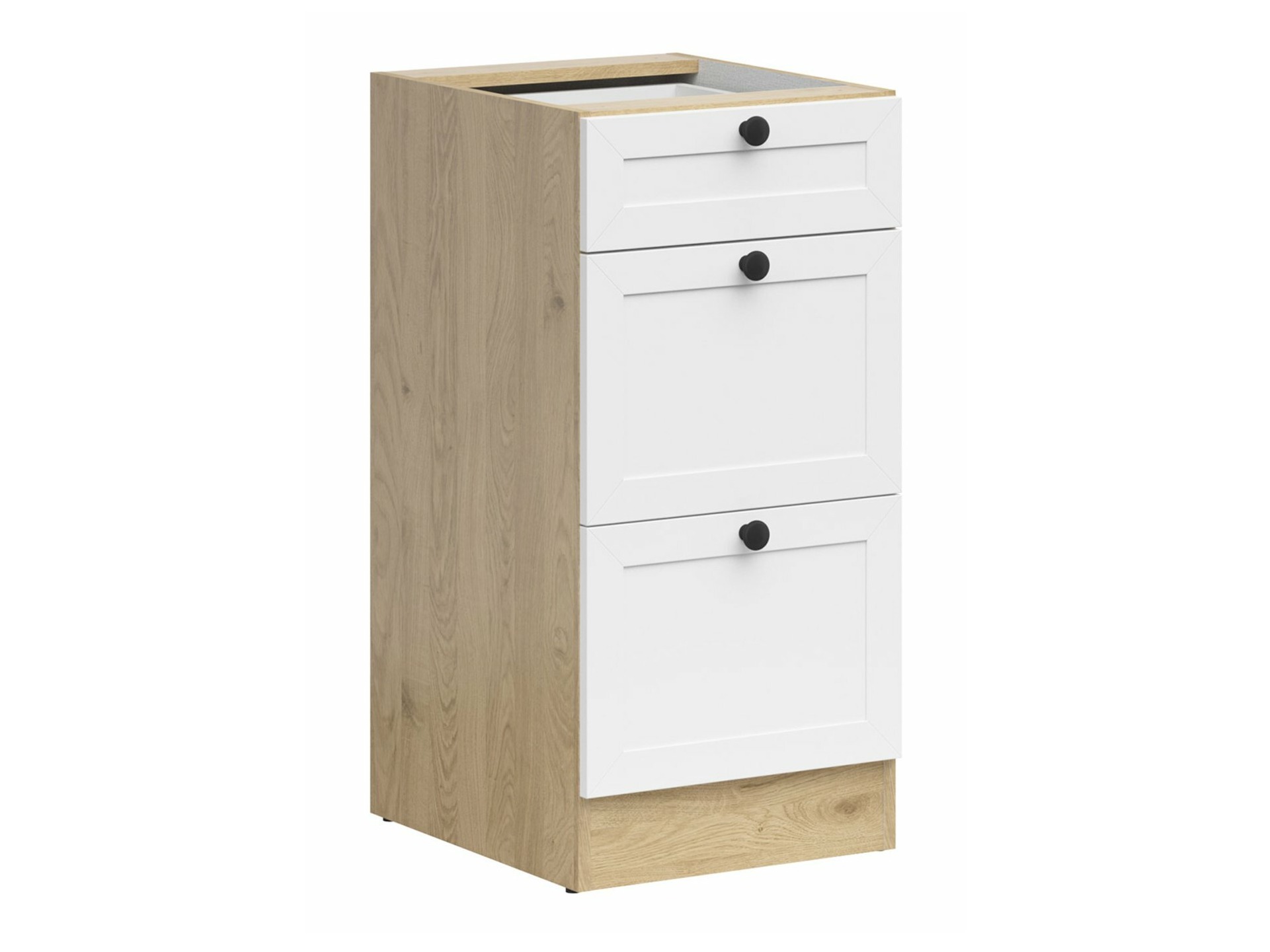 Sahtlitega moodulkapp Classic White Oak 102