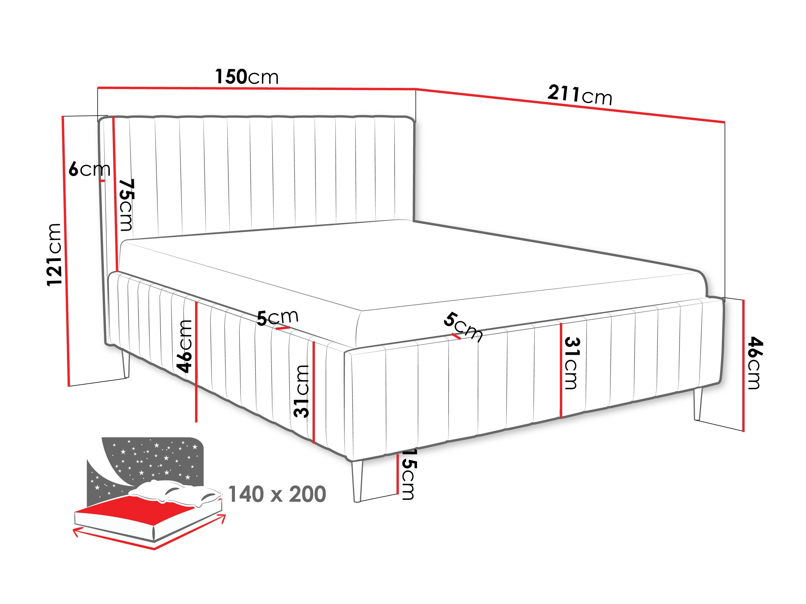 Voodi Iris I (Fresh 1)