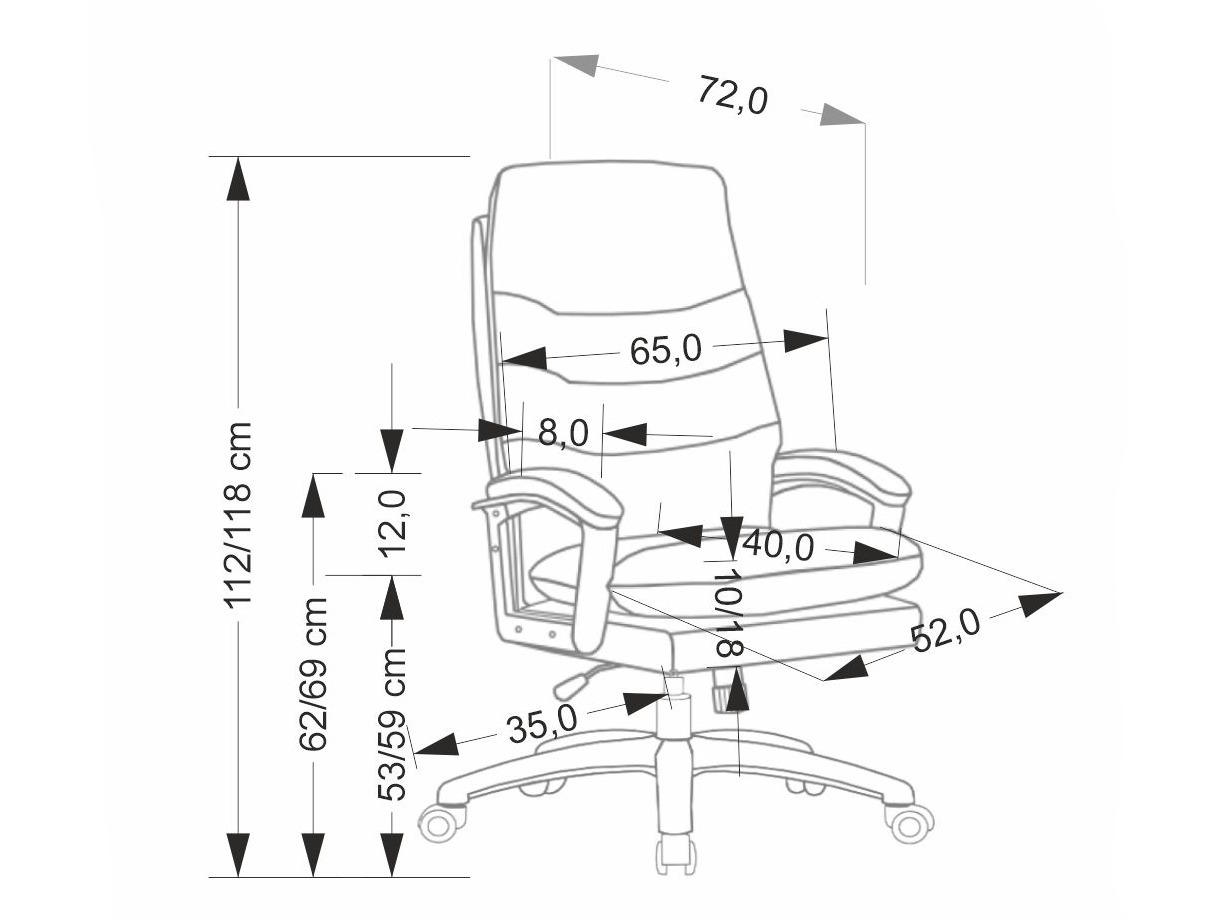 Kontoritool Houston 2003 (Must)