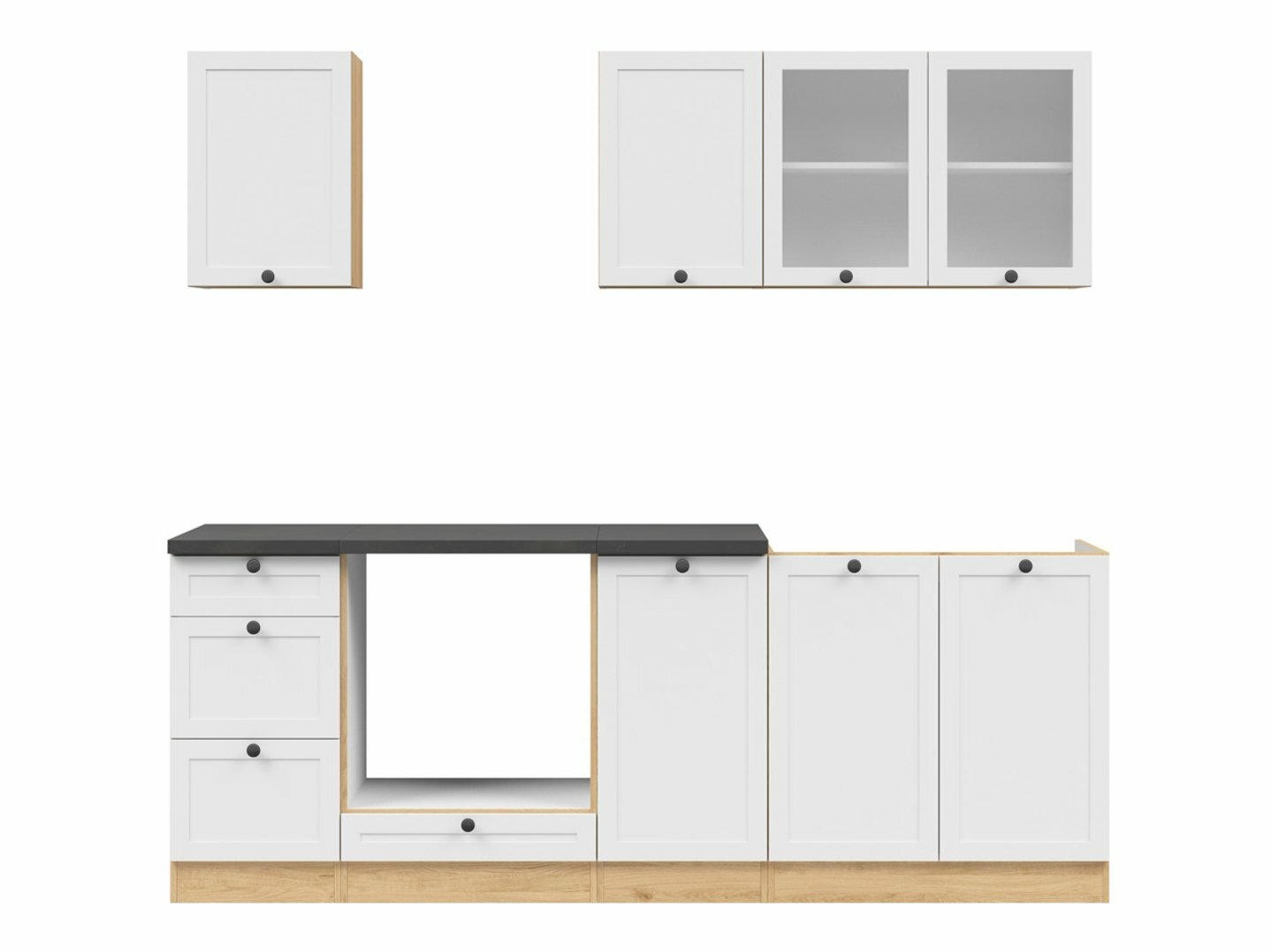 Moodul köögikomplekt Classic White Oak 121