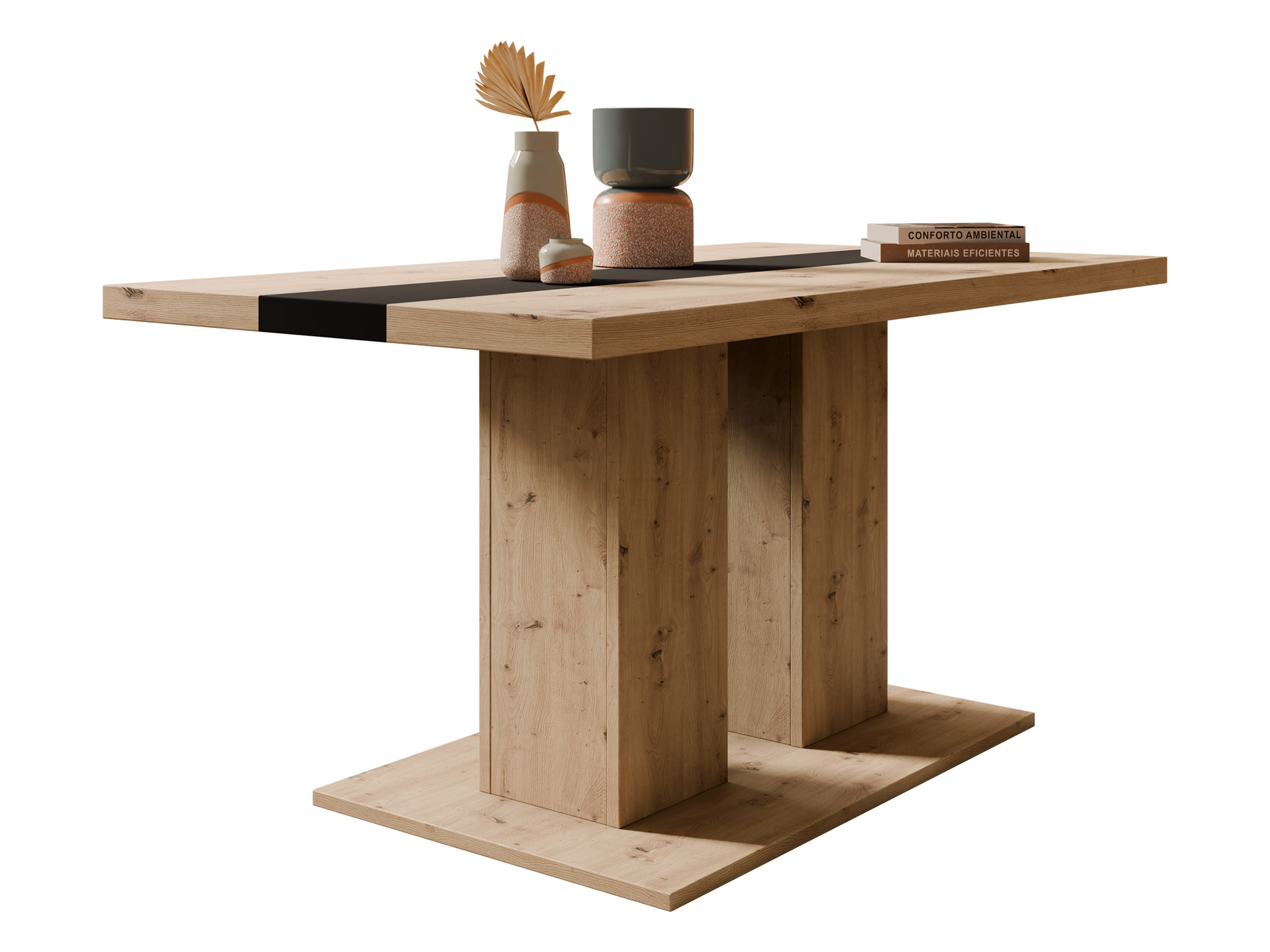 Diivanilaud Tucson 147 (Artisan tamm + Must)