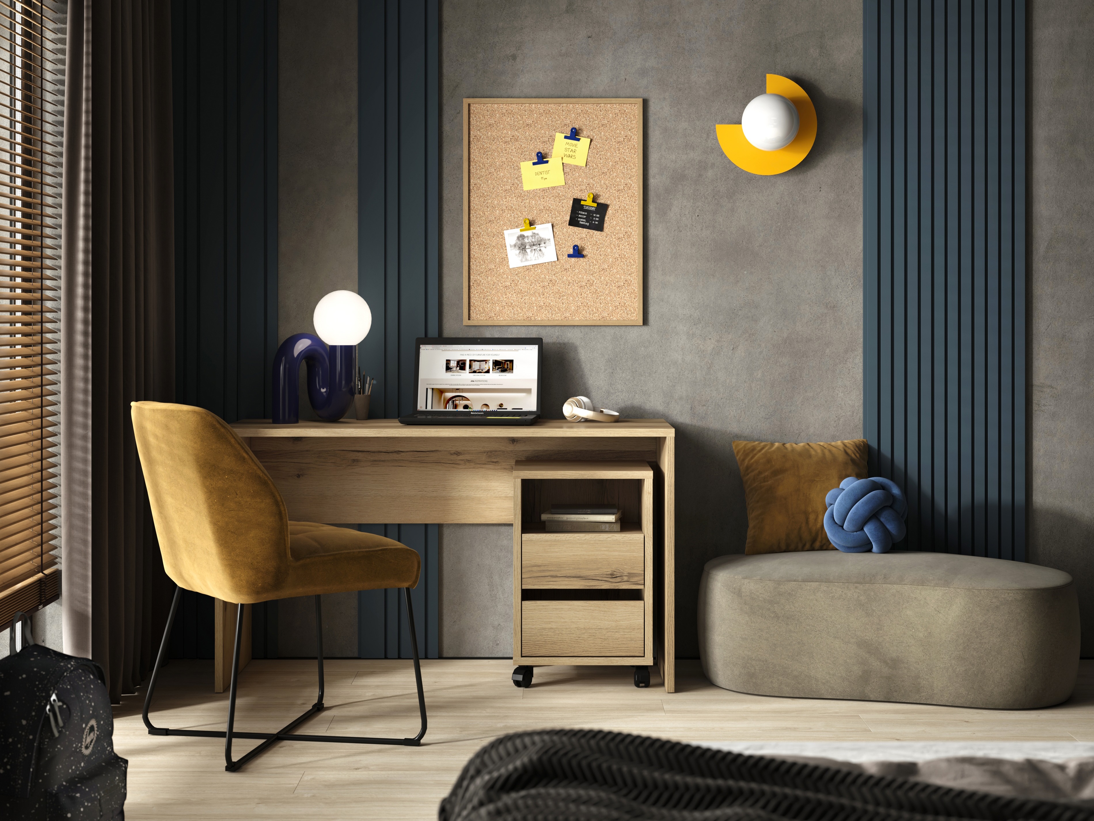 Kirjutuslaud Austin 345 (Hele tamm)