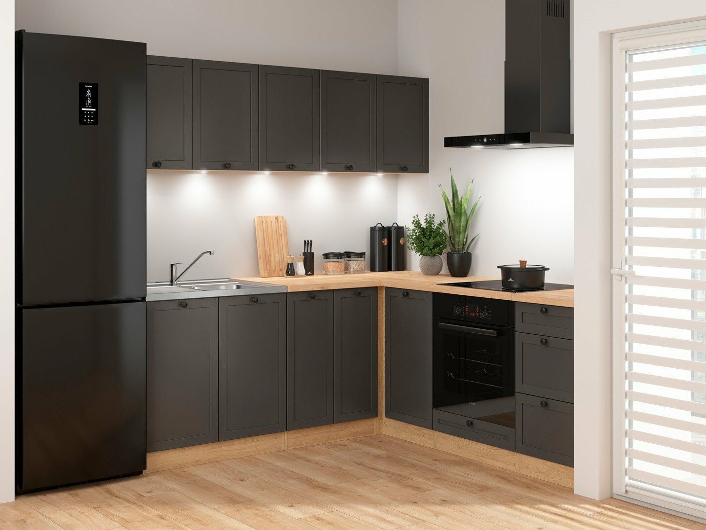 Moodul köögikomplekt Classic Grey Oak 120