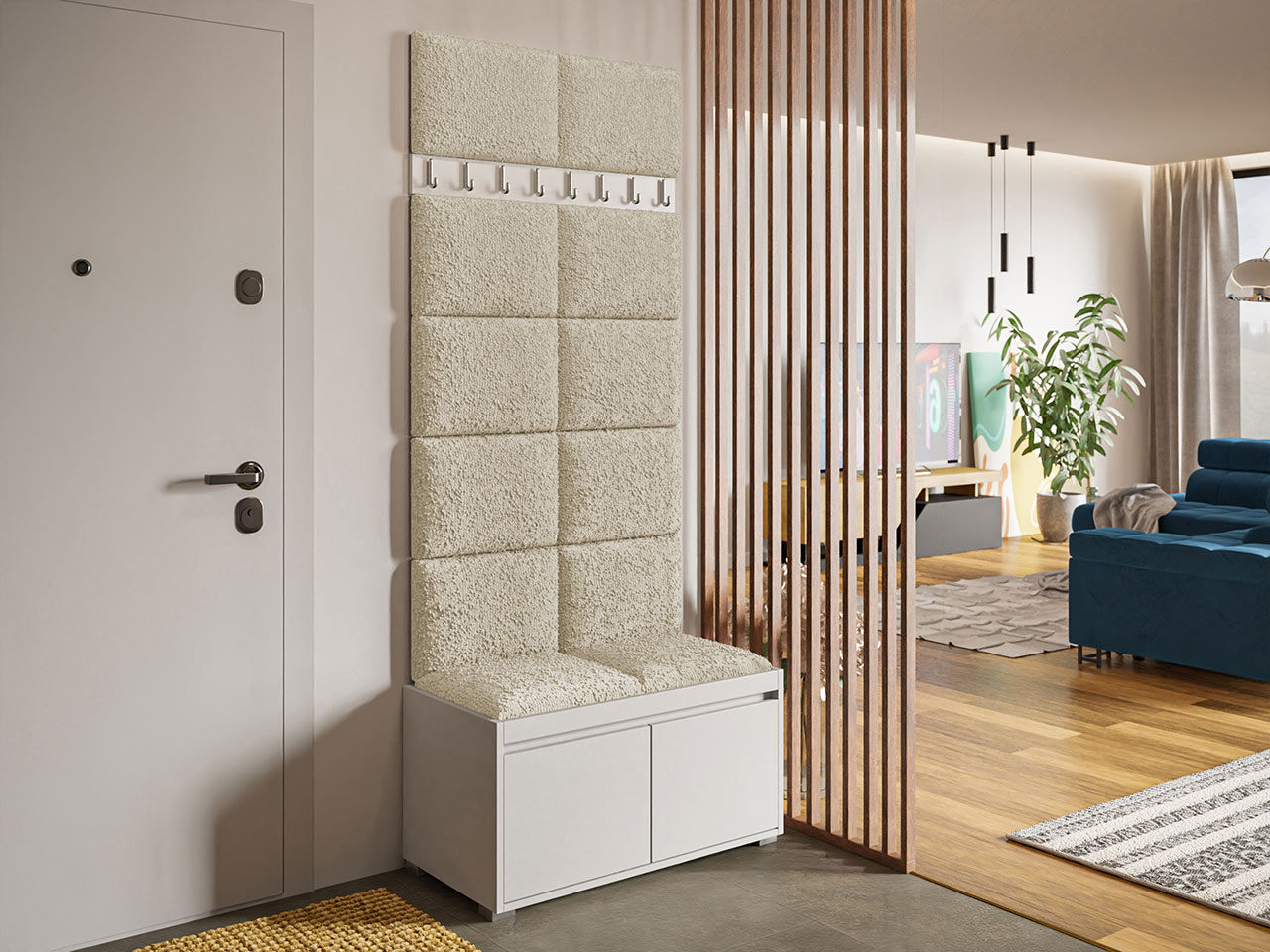 Esikukomplekt Comfivo 392 (Valge + Abriamo 03)