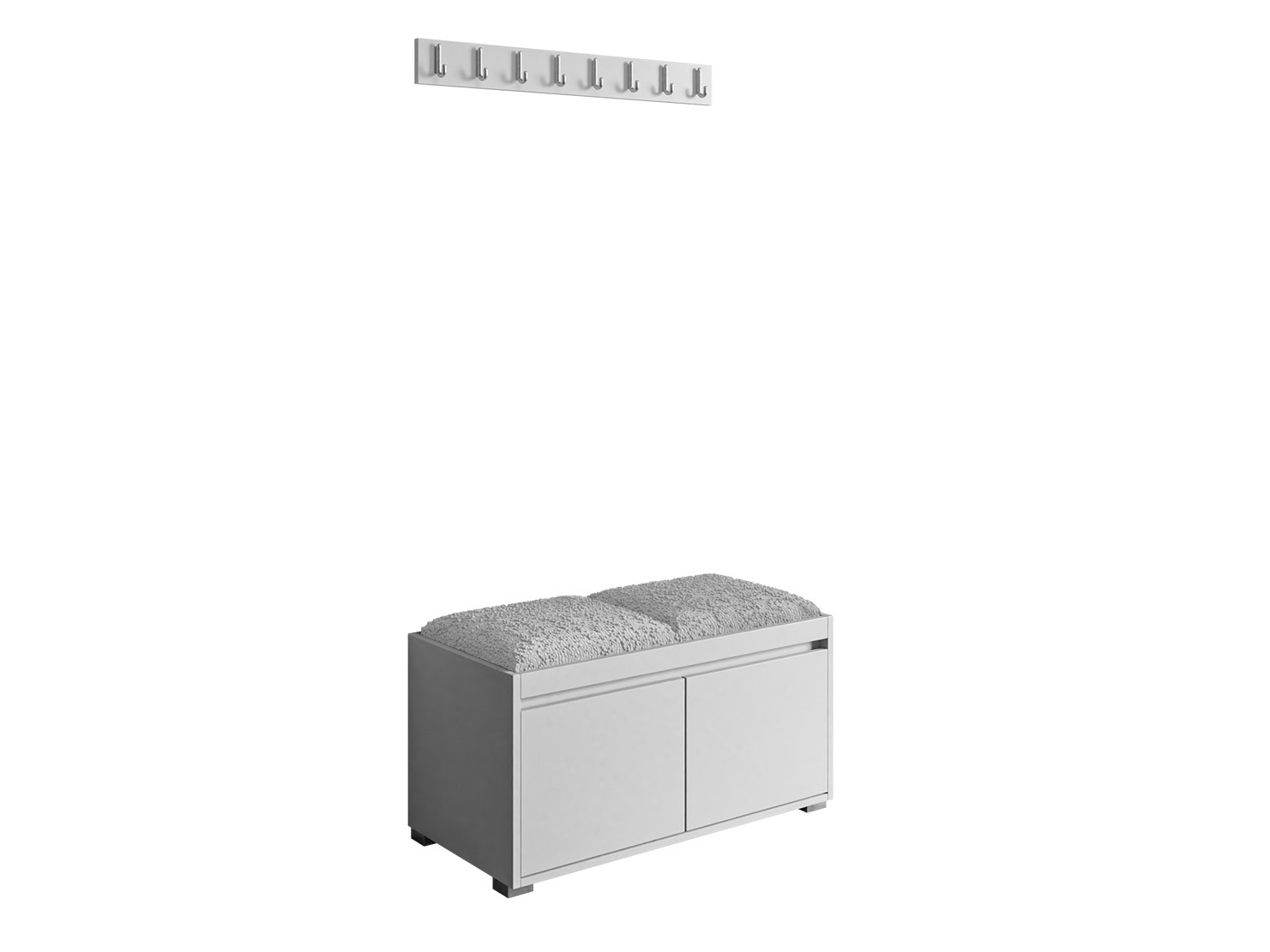 Esikukomplekt Comfivo Pinus I (Valge + Abriamo 06)