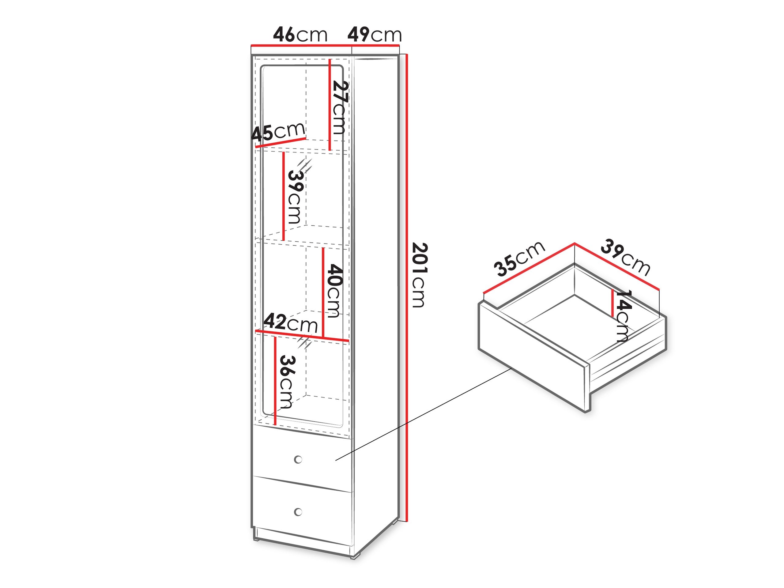 Riiul Comfivo Lenitas