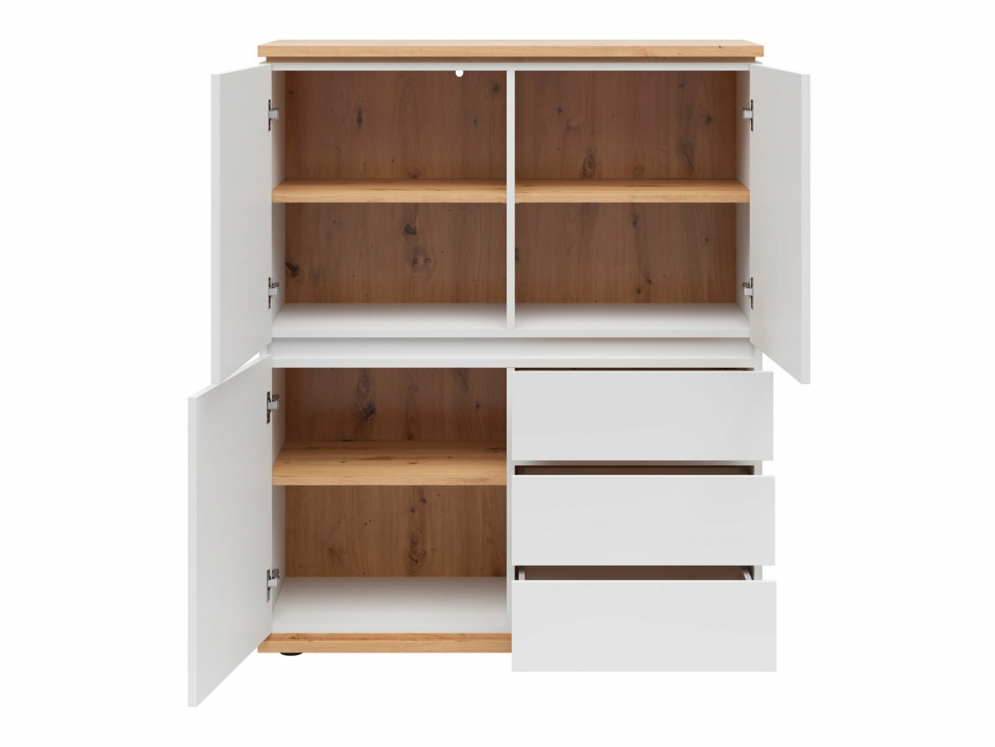 Kummut Cirfelo 115 (Valge + Artisan tamm)