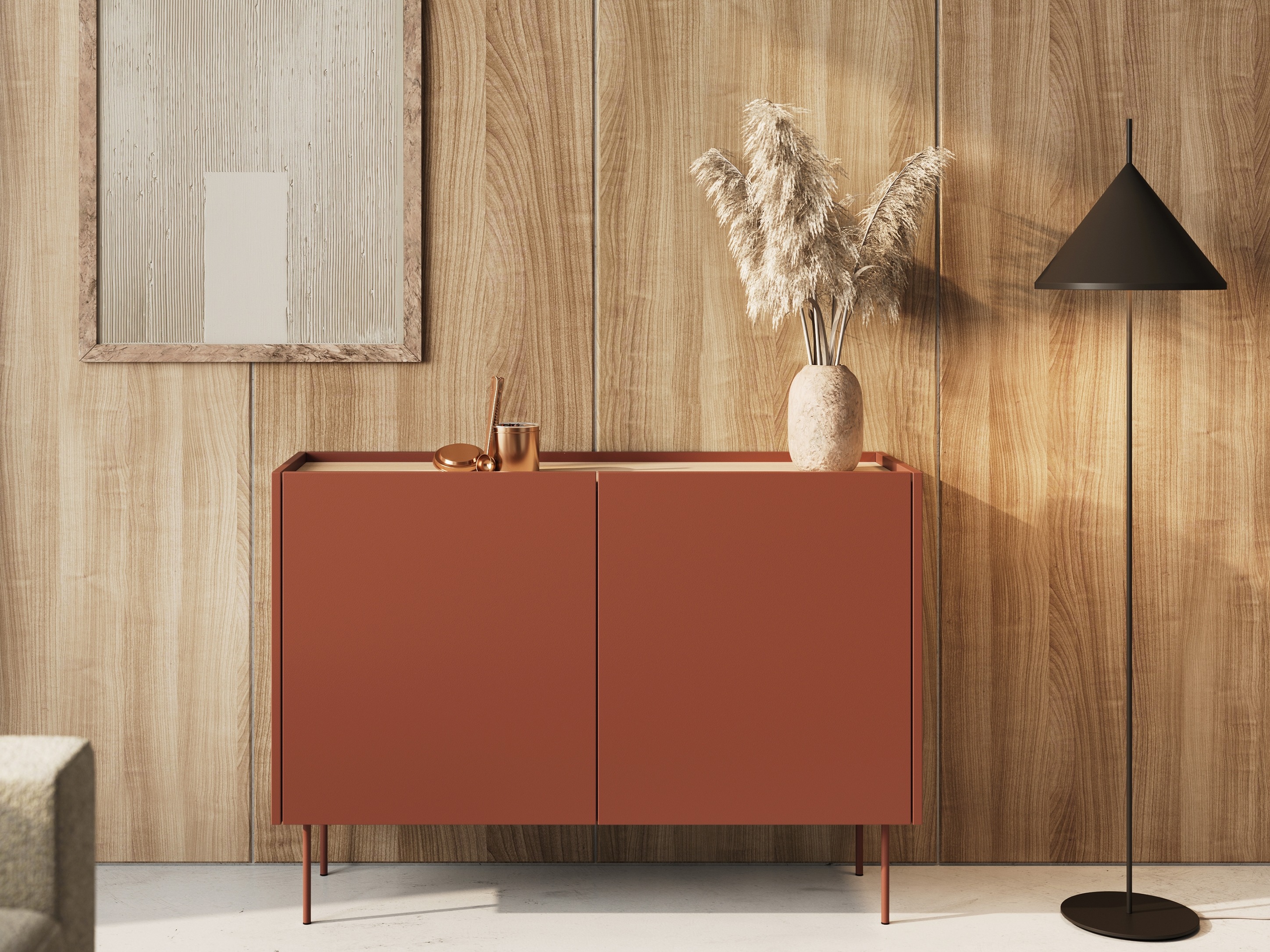 Kapp Tivdala 101 (Tamm + Matt punane)