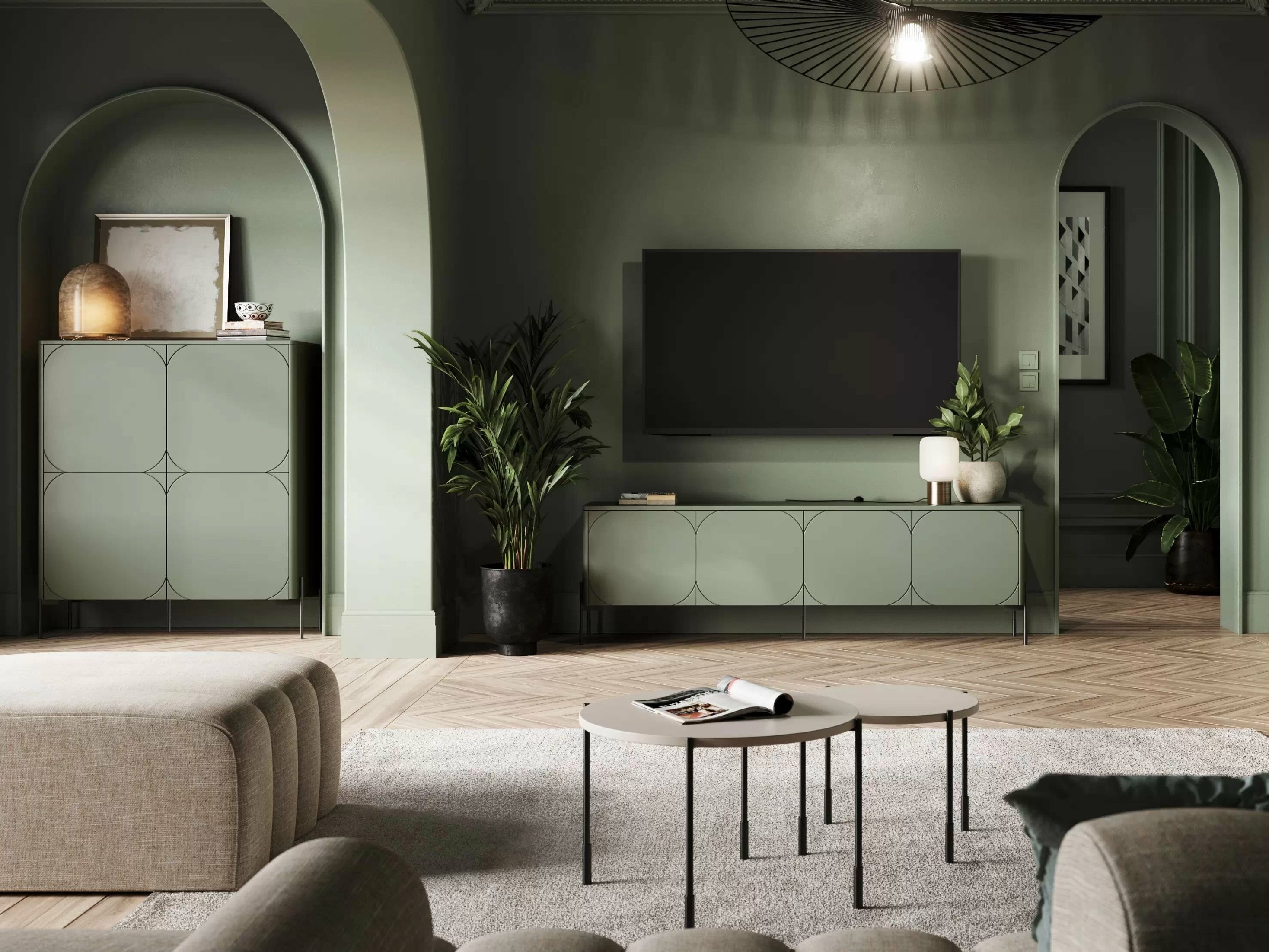 TV-alus Veselbi 102 (Chaki)