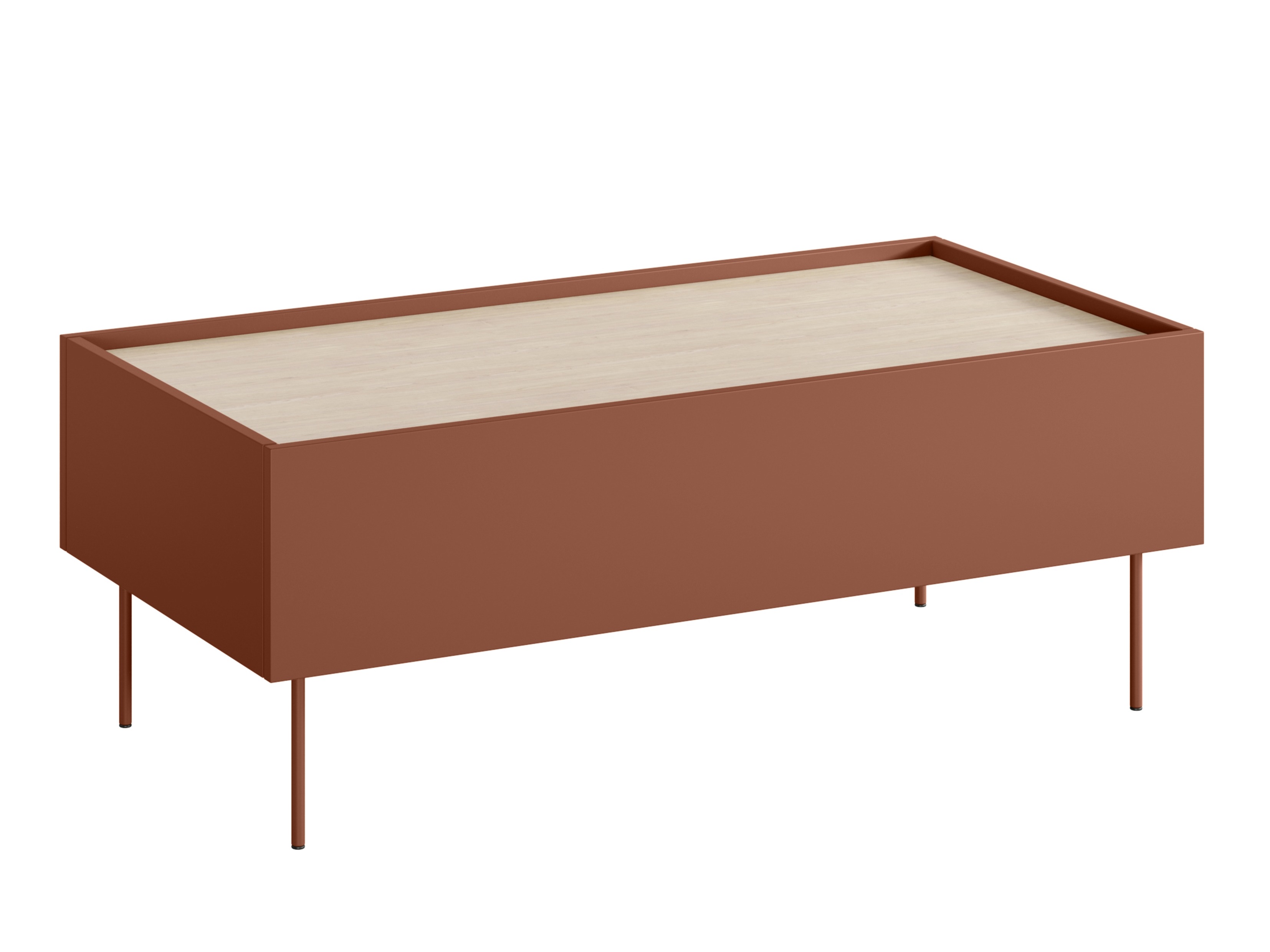 Diivanilaud Tivdala 108 (Tamm + Matt punane)