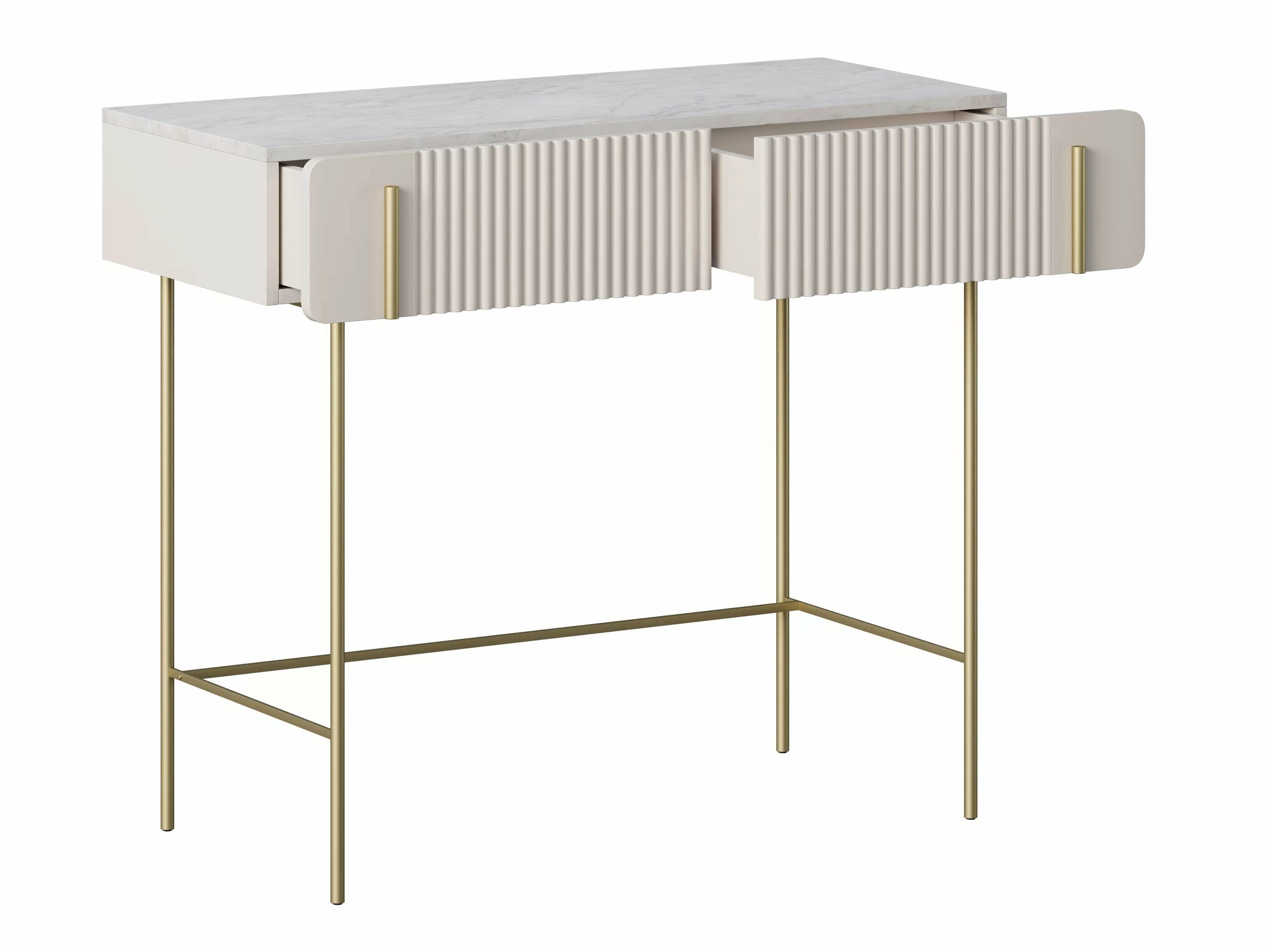 Konsoollaud Etrvero 102 (Kašmiir + Valge marmor)