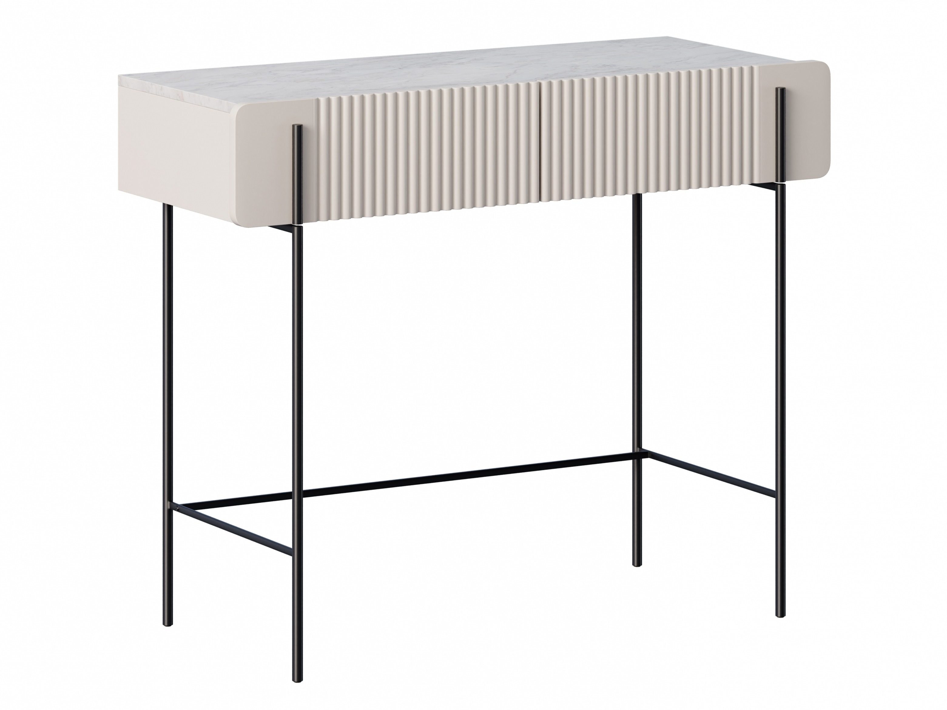 Konsoollaud Etrvero 102 (Kašmiir + Valge marmor)