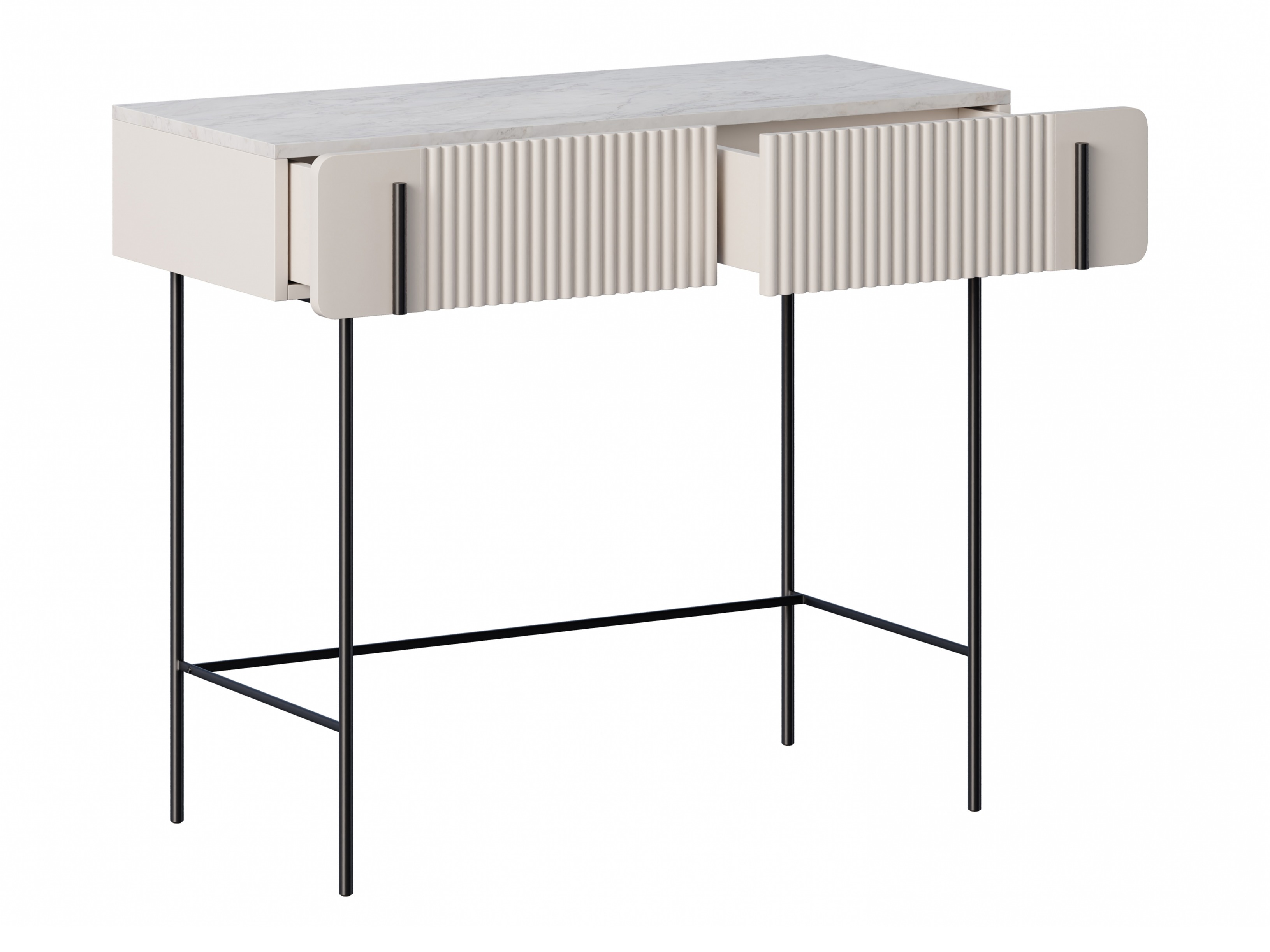 Konsoollaud Etrvero 102 (Kašmiir + Valge marmor)