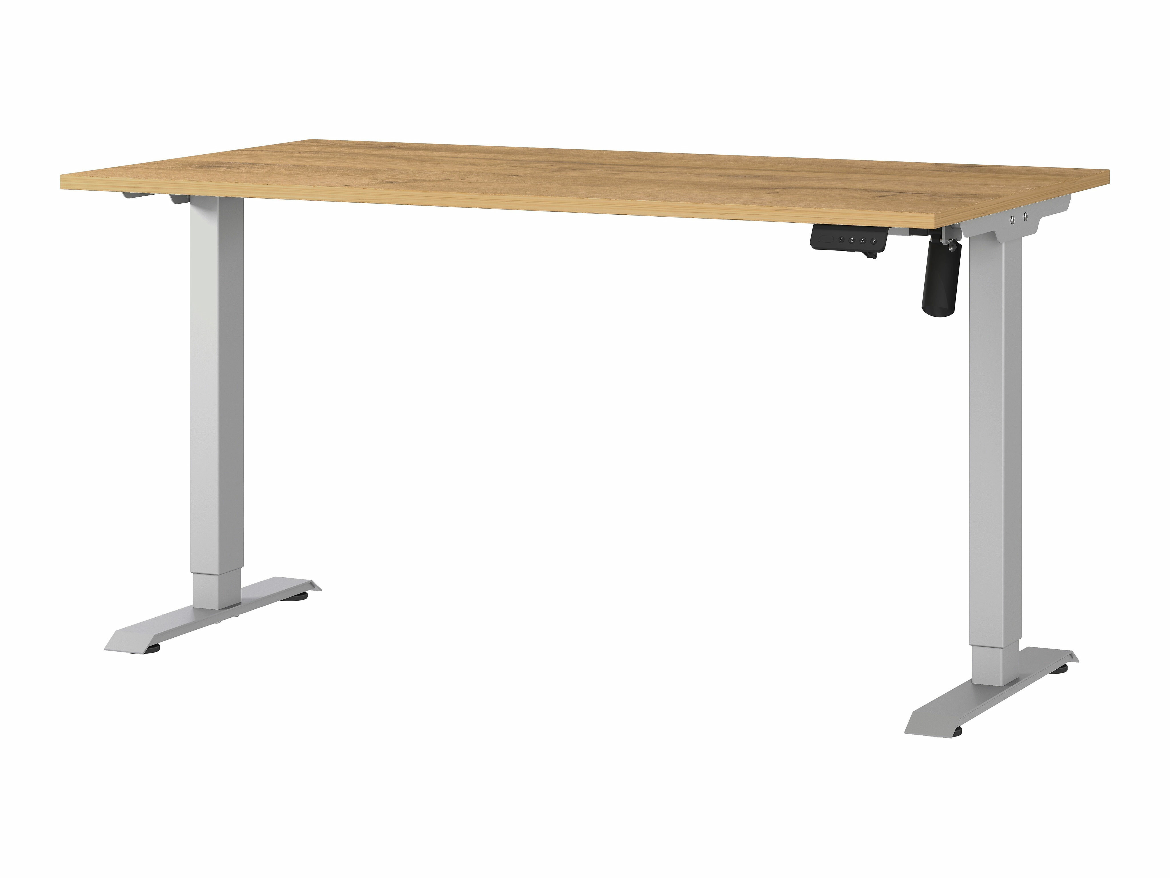 Reguleeritava kõrgusega töölaud Lartesi 116 (Grandson tamm + Hõbedane)