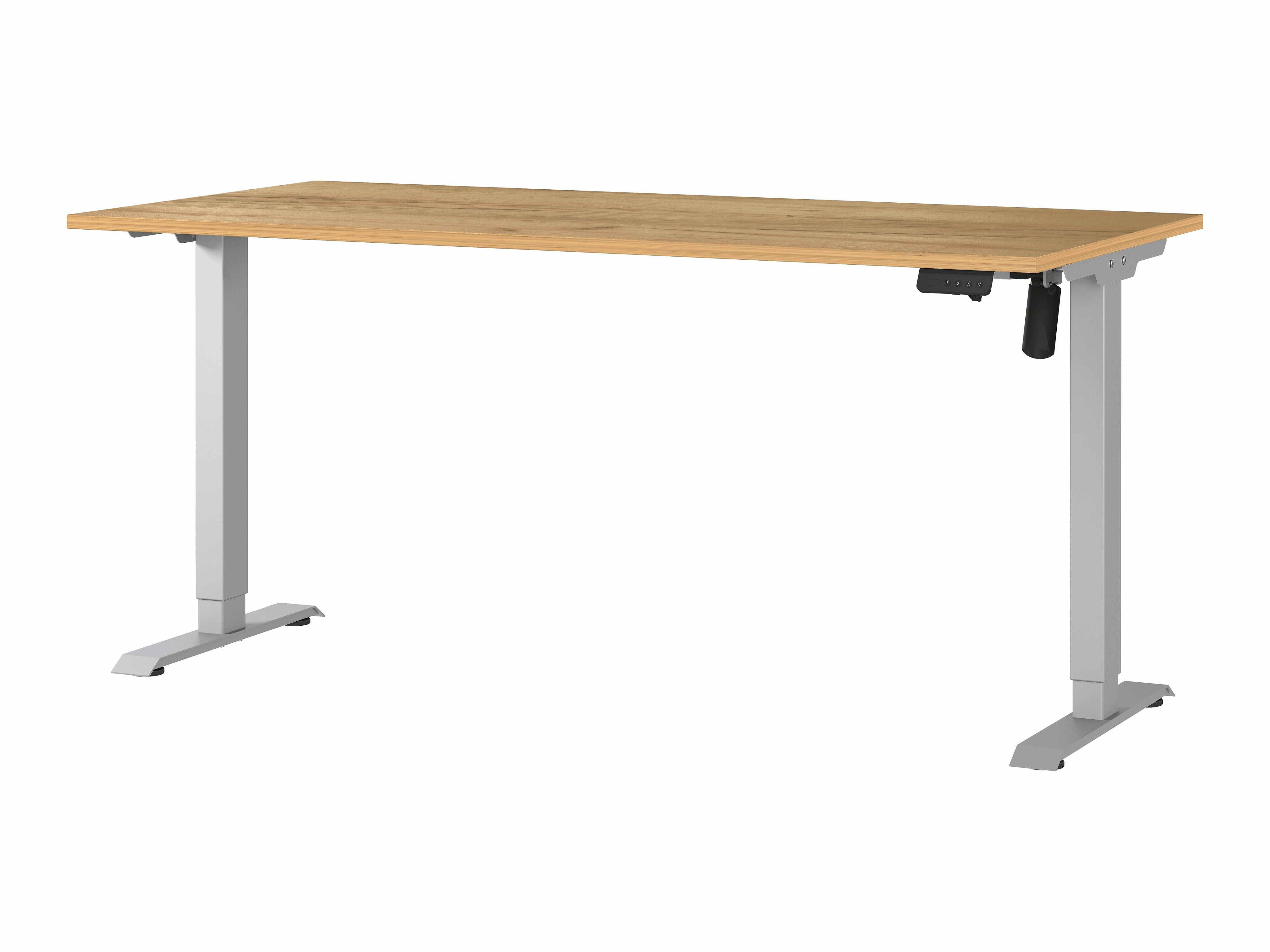 Reguleeritava kõrgusega töölaud Lartesi 117 (Navarra tamm + Hõbedane)