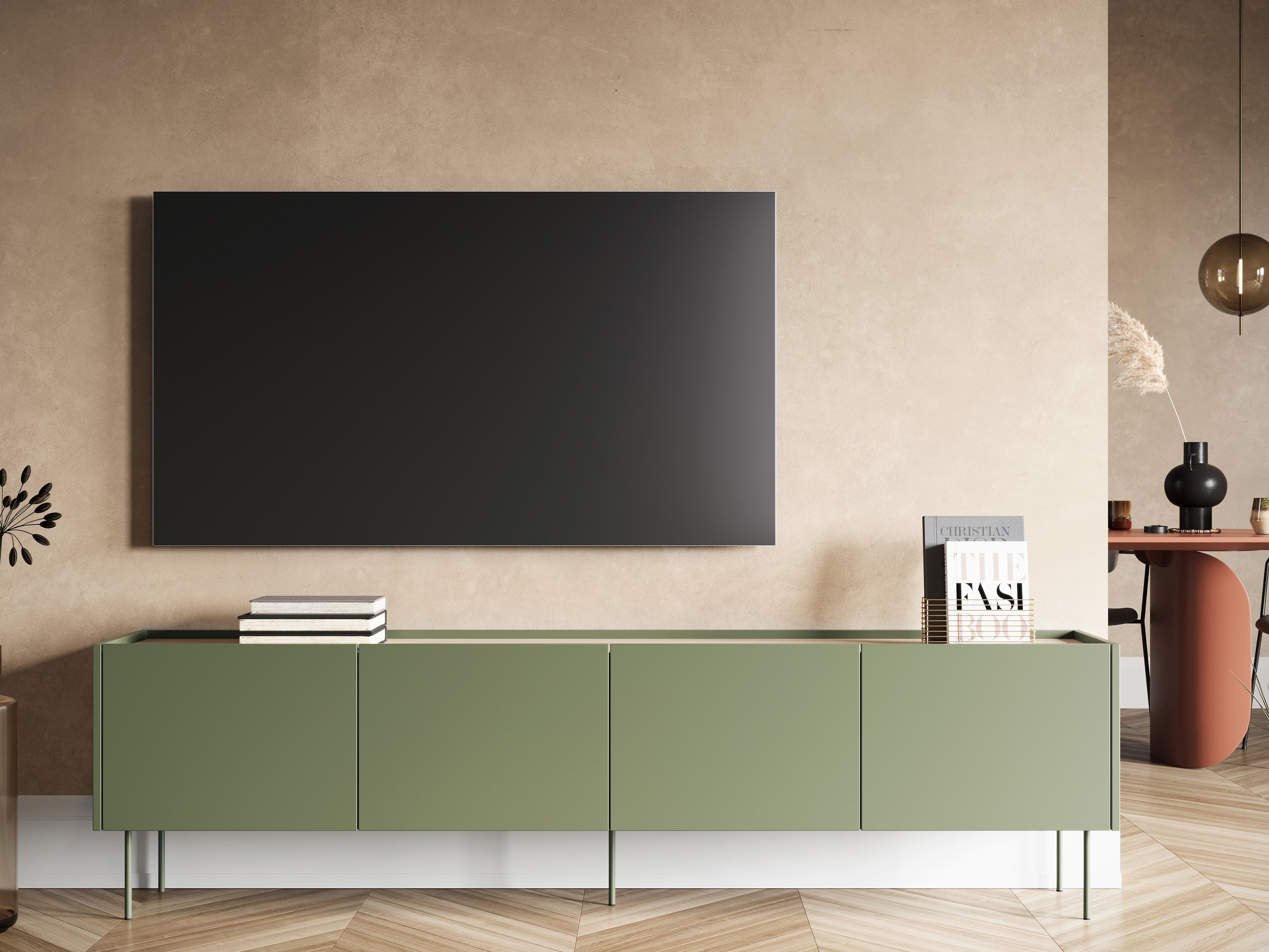 TV-alus Tivdala 107 (Matt roheline + Tamm)