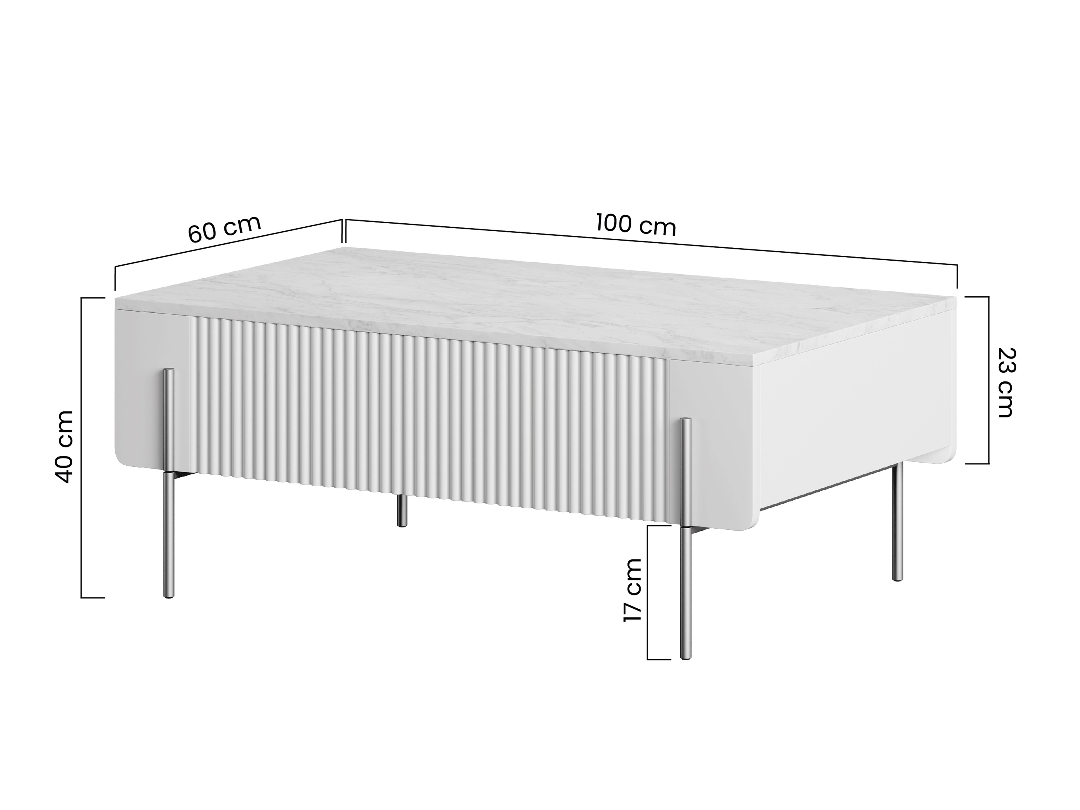 Diivanilaud Etrvero 106 (Must)