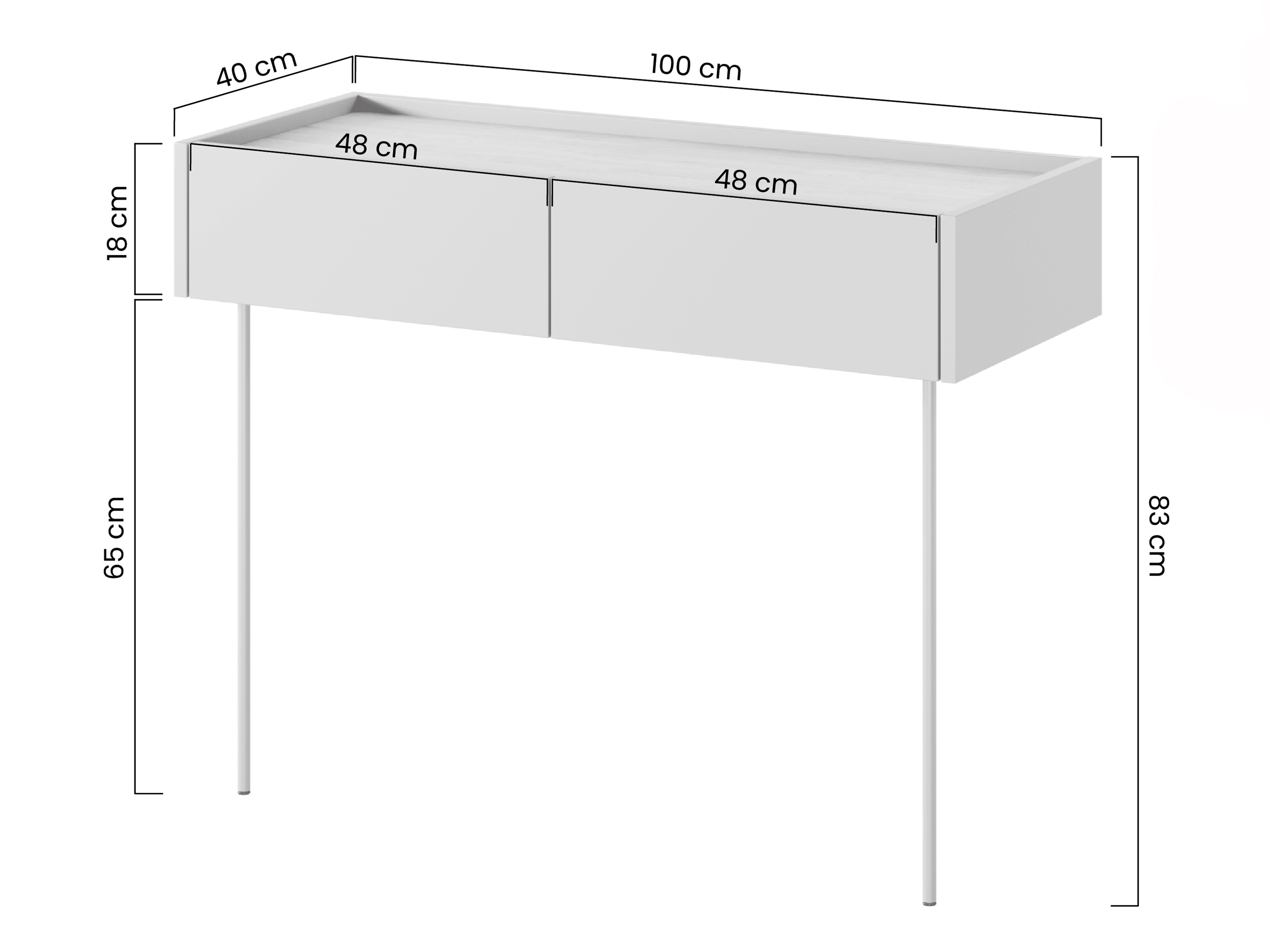Konsoollaud Tivdala 110 (Tamm + Matt roheline)