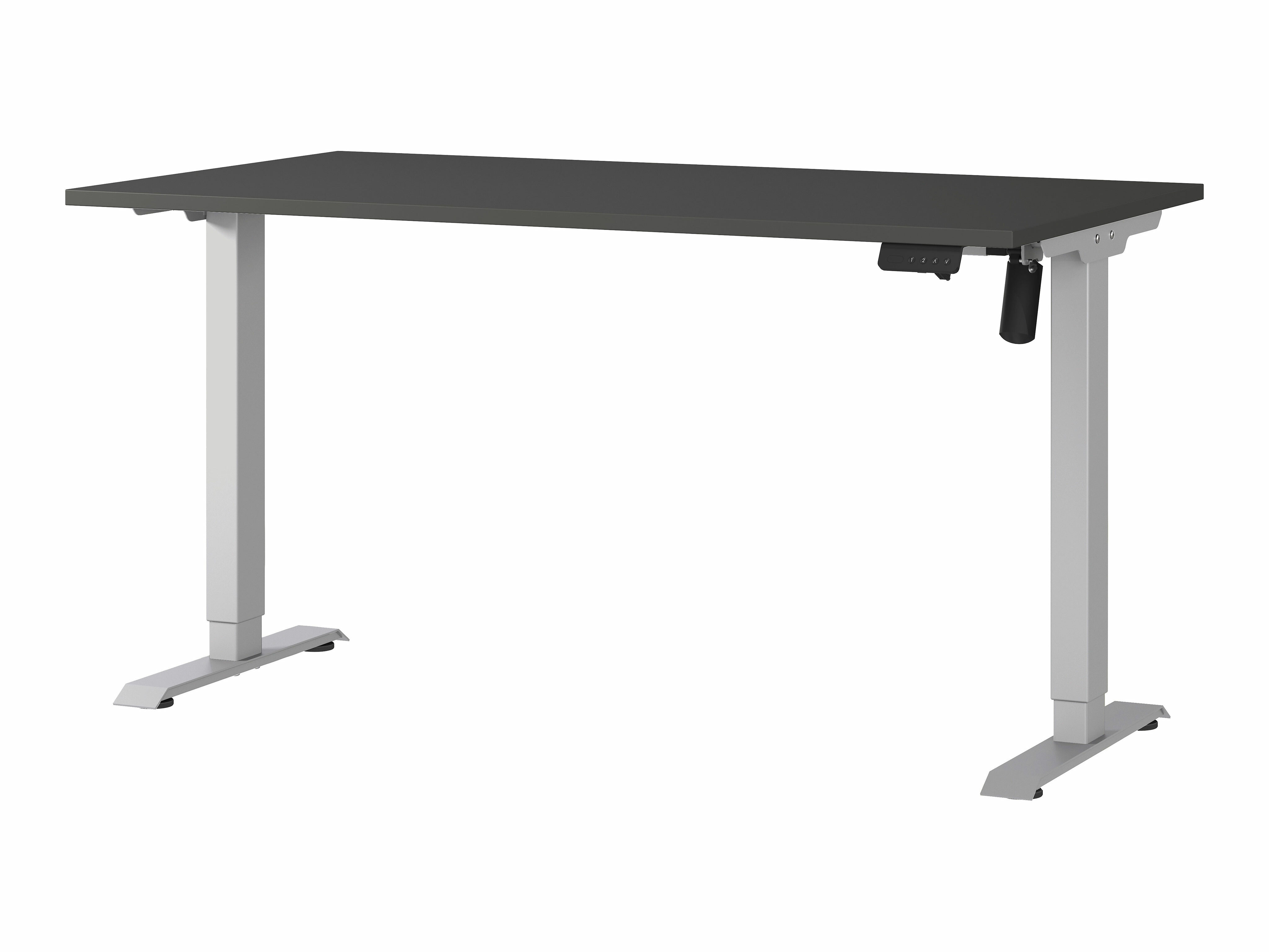 Reguleeritava kõrgusega töölaud Lartesi 116 (Grafiit + Hõbedane)