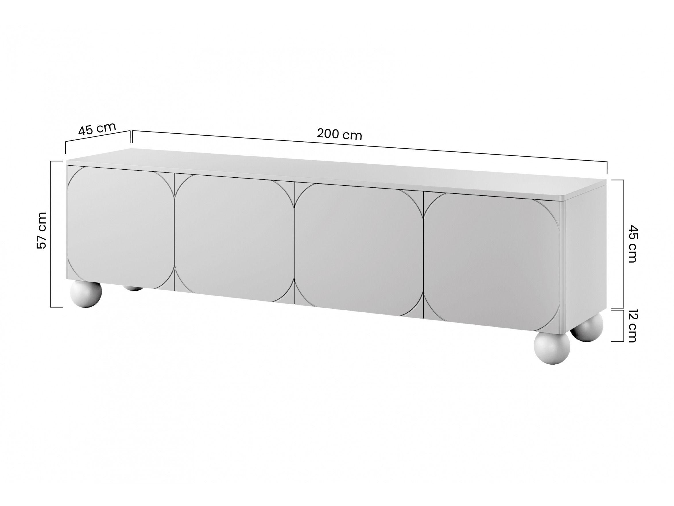 TV-alus Vencali 102 (Chaki)